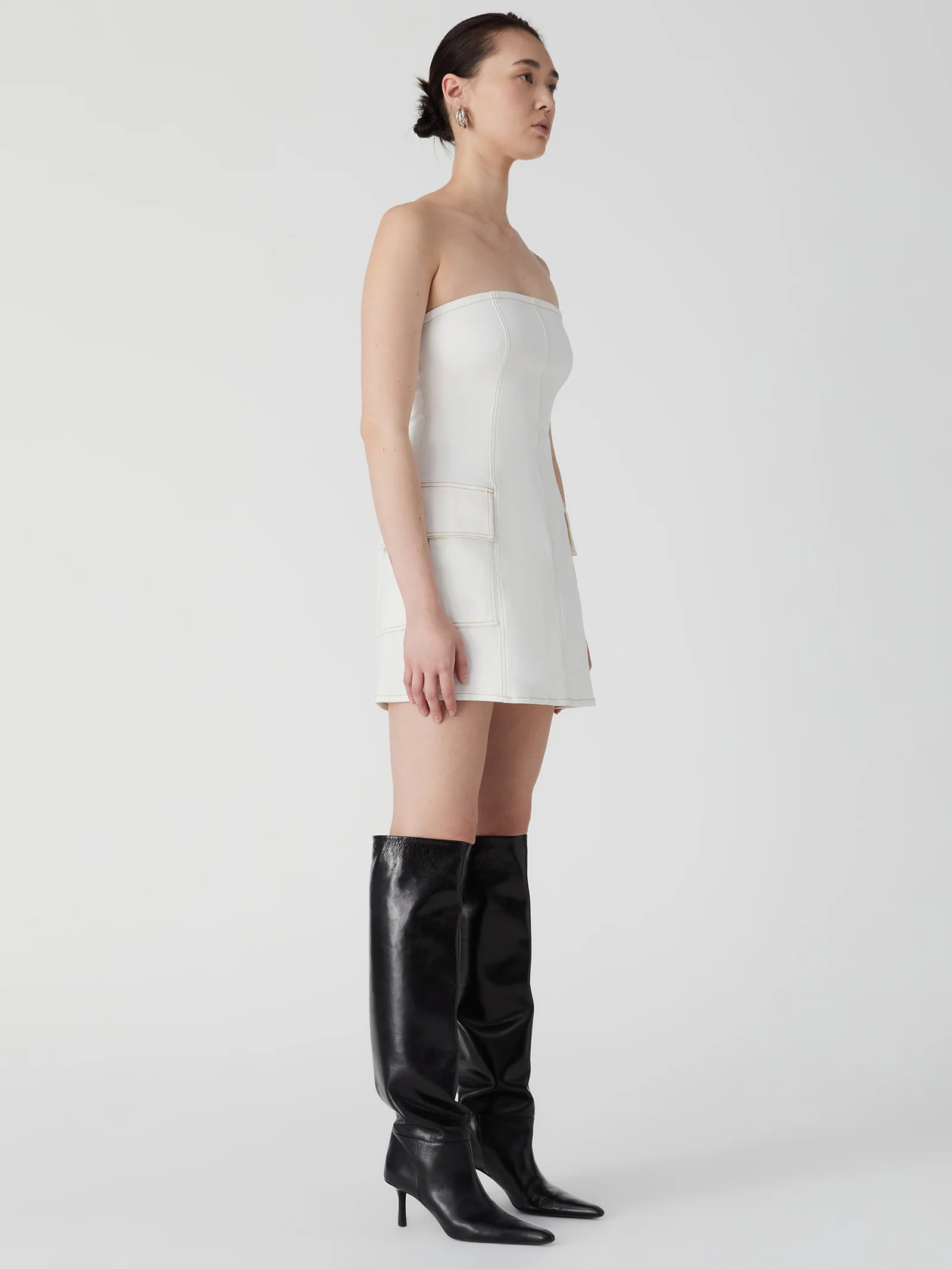 Jothi Denim Dress - Image 3