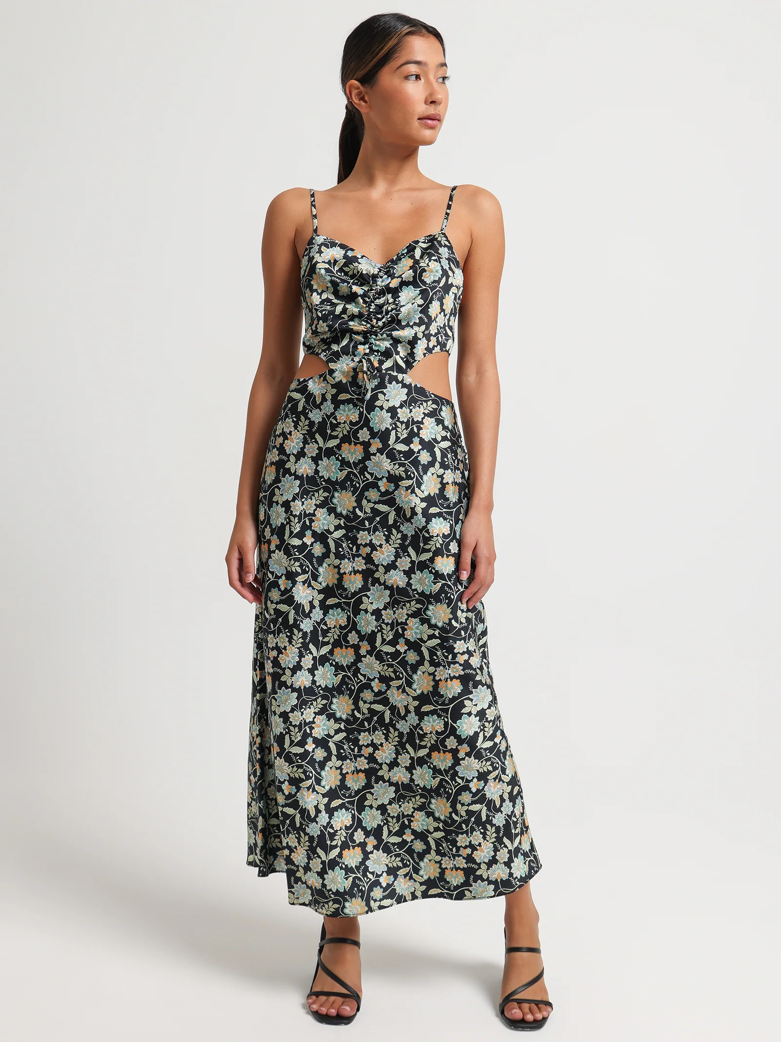 Juliet Ruched Midi Dress - Image 2