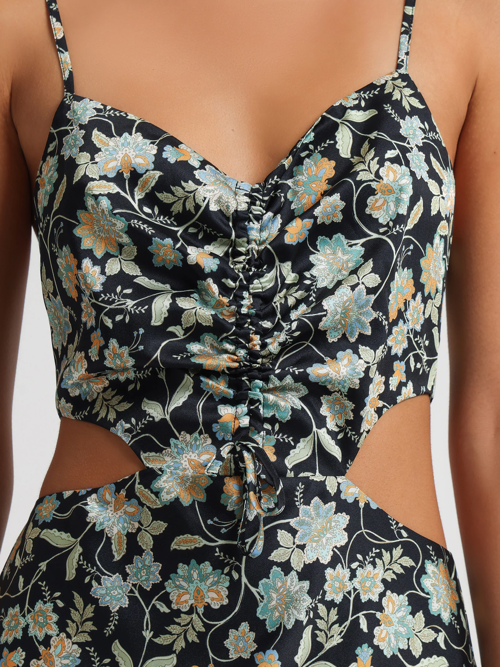 Juliet Ruched Midi Dress - Image 3