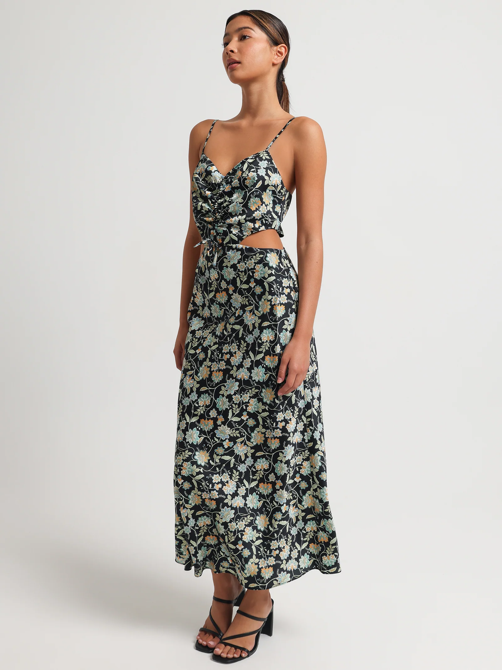 Juliet Ruched Midi Dress - Image 4