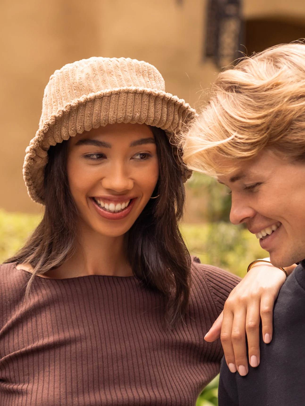 Jumbo Corduroy Bucket Hat - Image 2