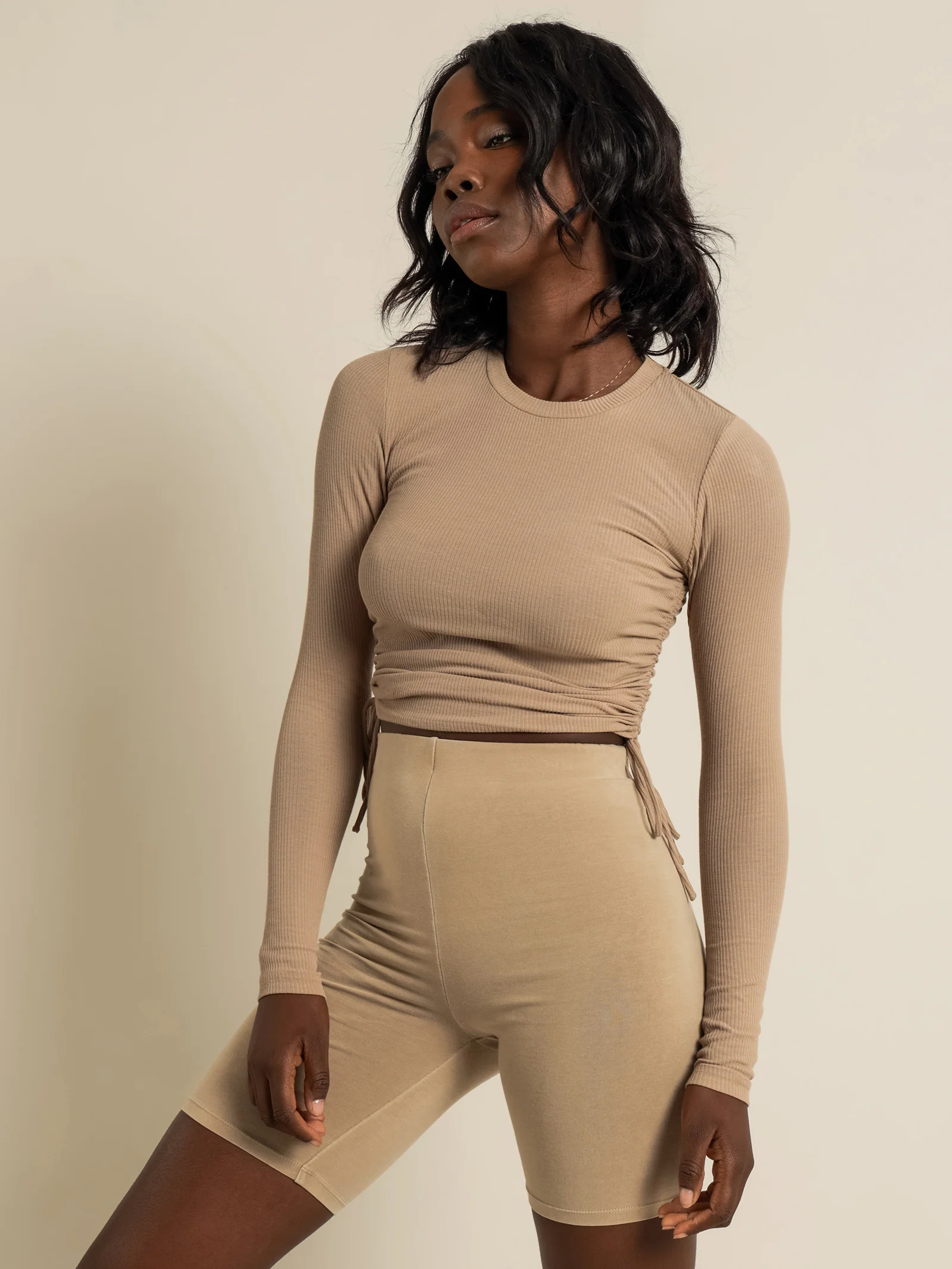 June Long Sleeve Drawstring T-Shirt - Image 3