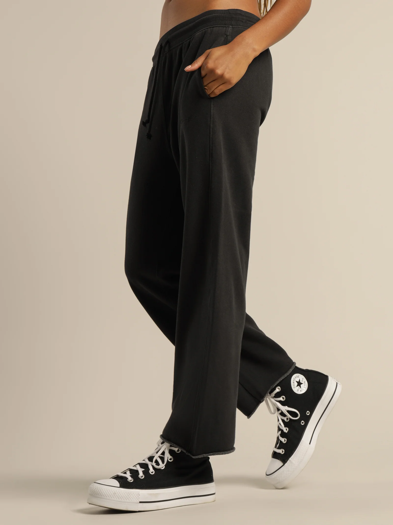 Junior Vintage Dye Crop Joggers - Image 3