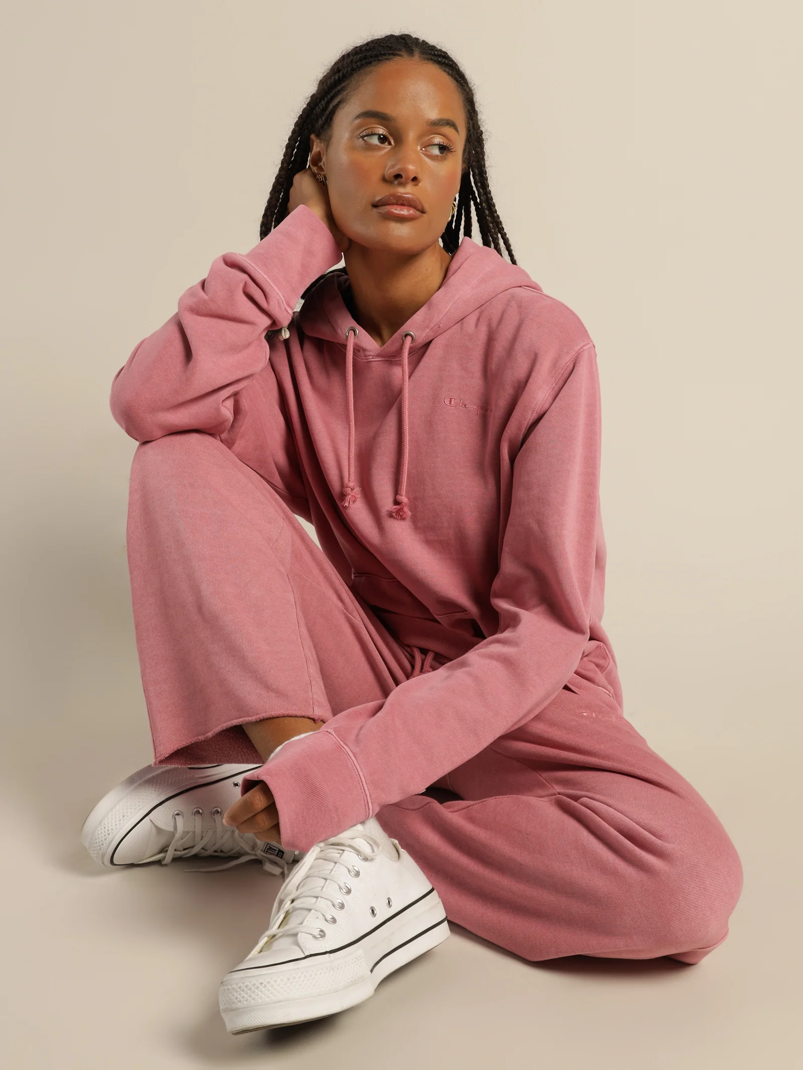 Junior Vintage Dye Crop Joggers - Image 2