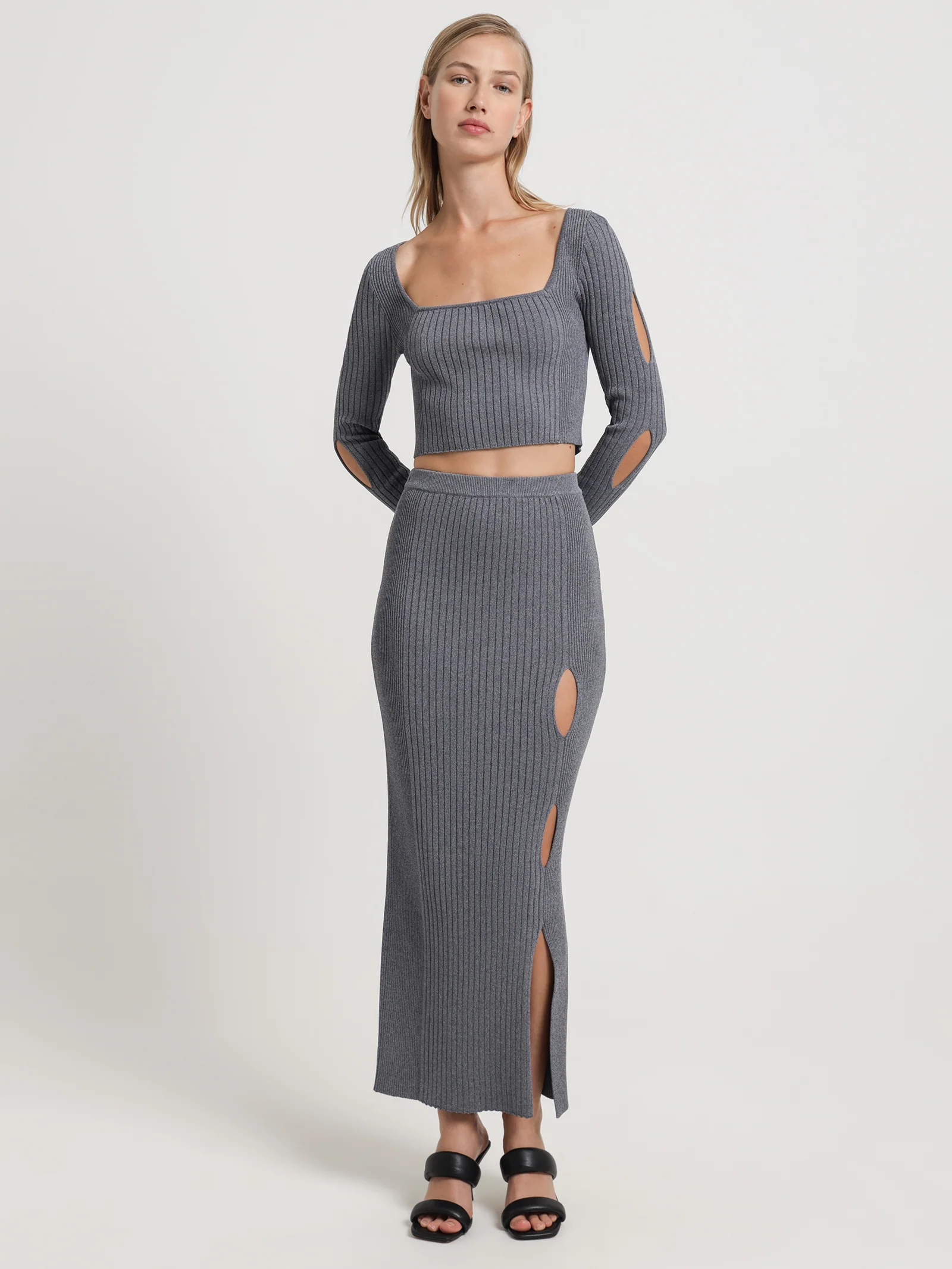 Kaesha Knit Midi Skirt - Image 2