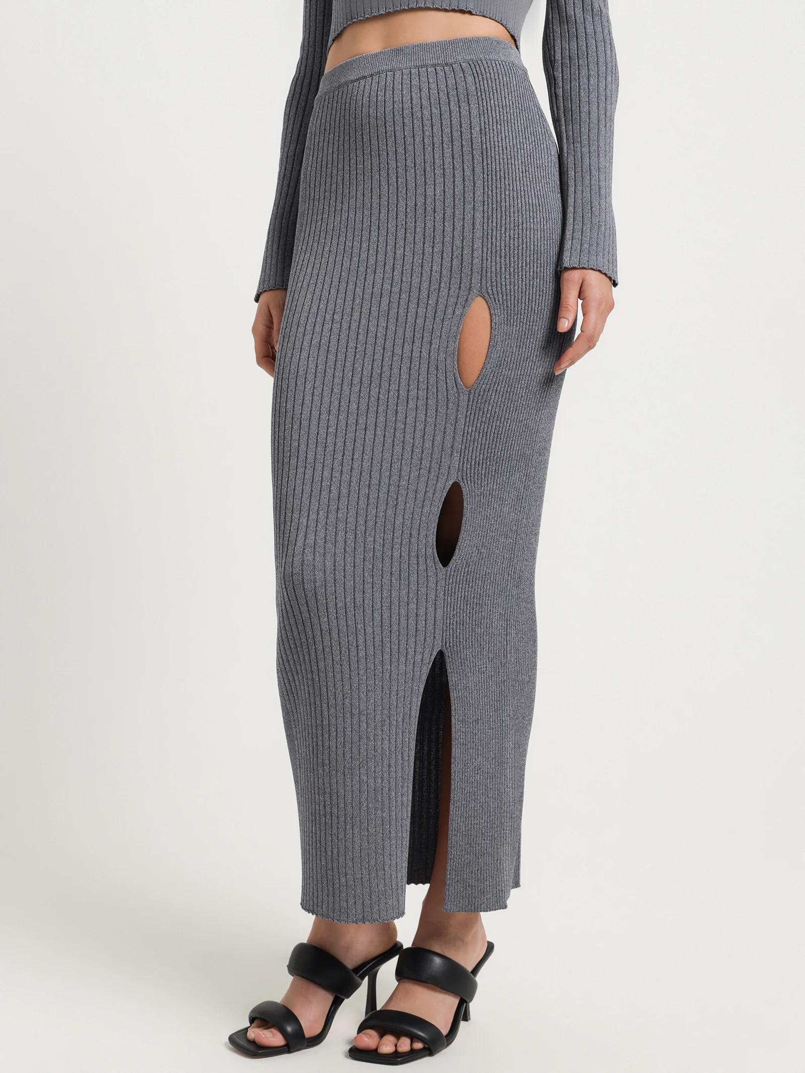 Kaesha Knit Midi Skirt - Image 4