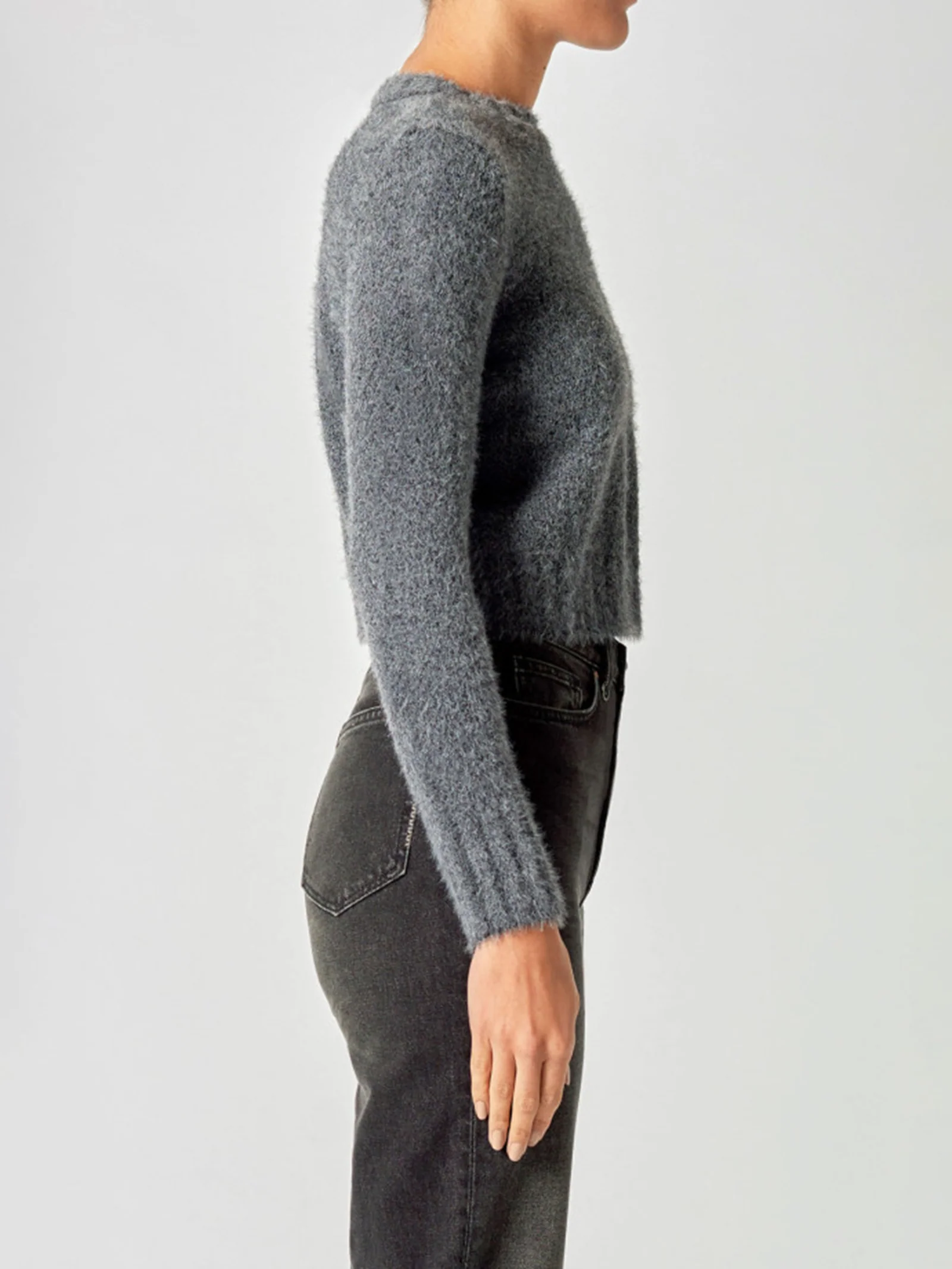 Kate Knit Cropped Sweater - Image 2