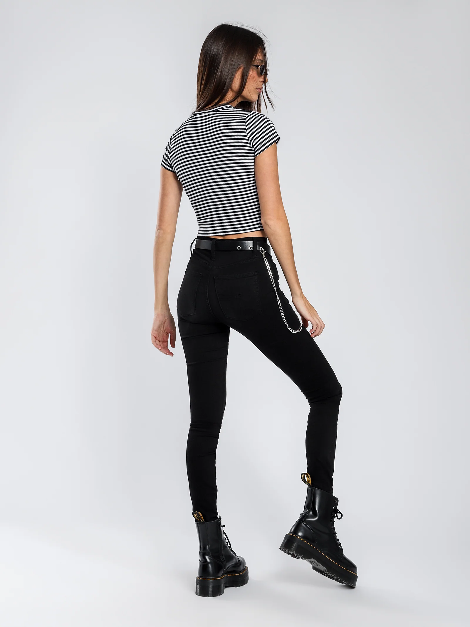 Kaya Rib Stripe Tee - Image 2