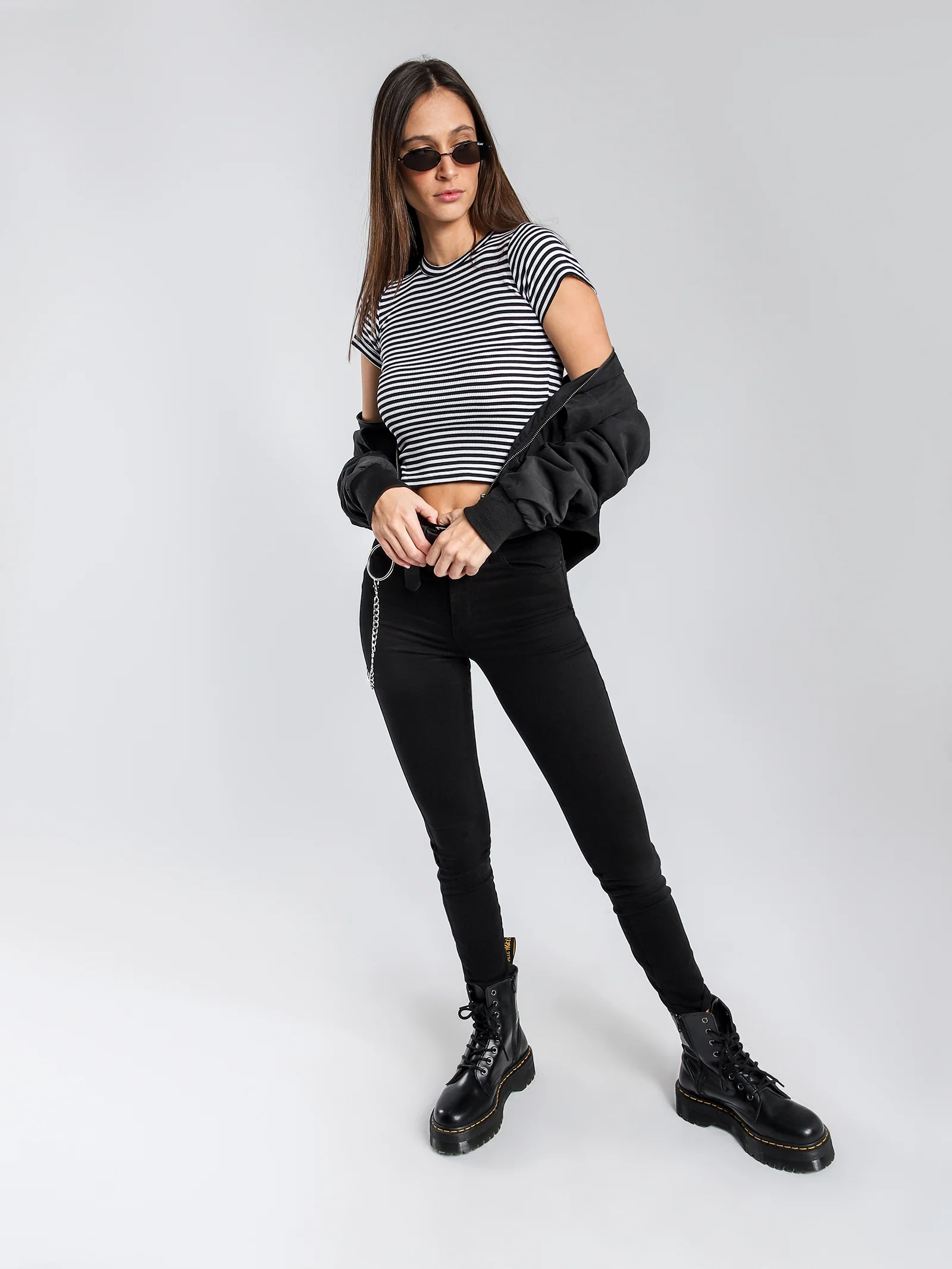 Kaya Rib Stripe Tee - Image 4