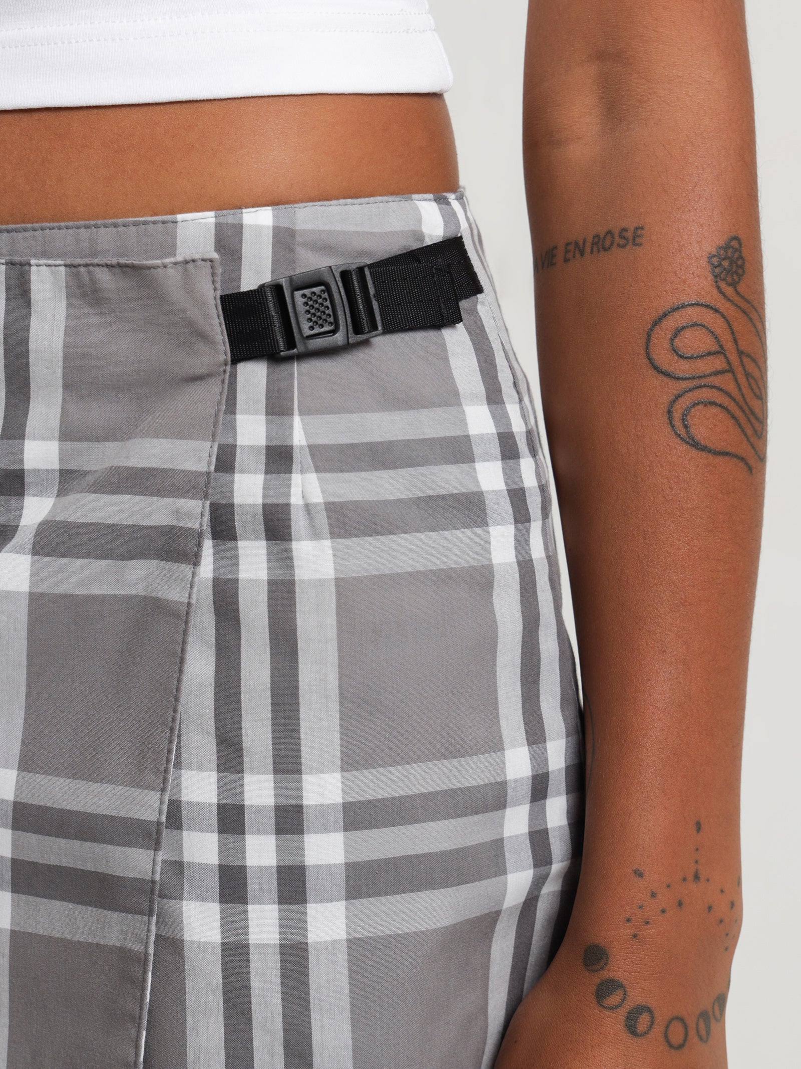 Keep on Truckin Micro Wrap Skirt - Image 3