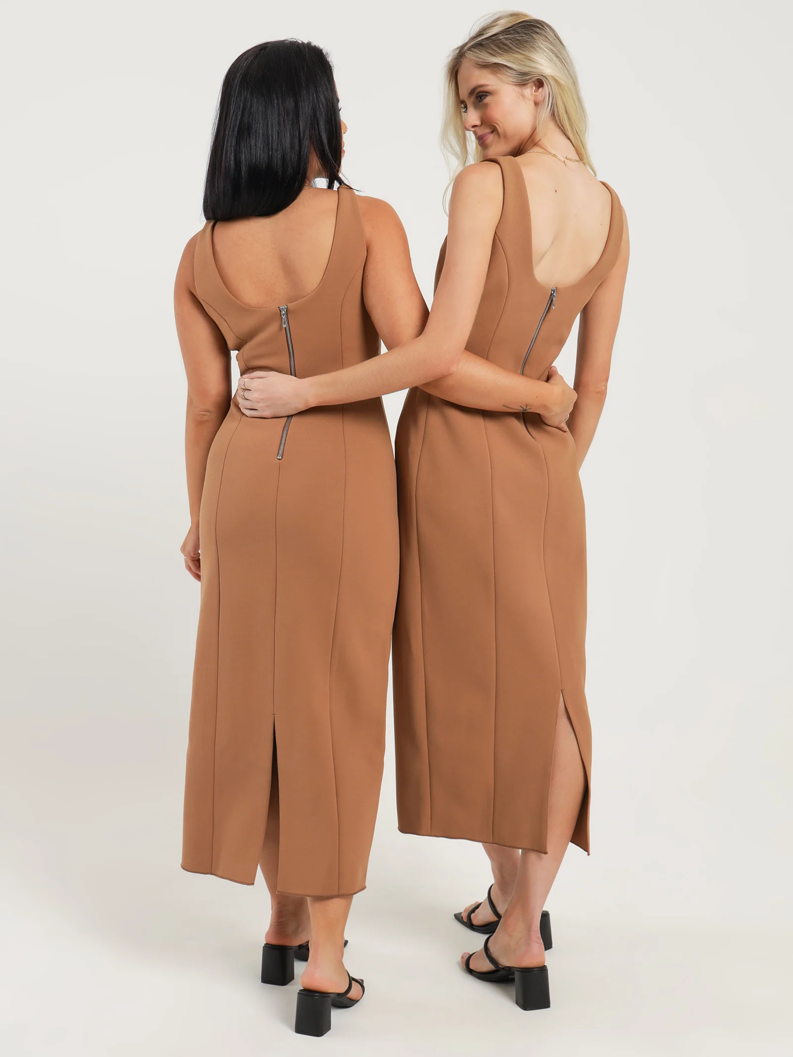 Keisha Bonded Midi Dress - Image 4