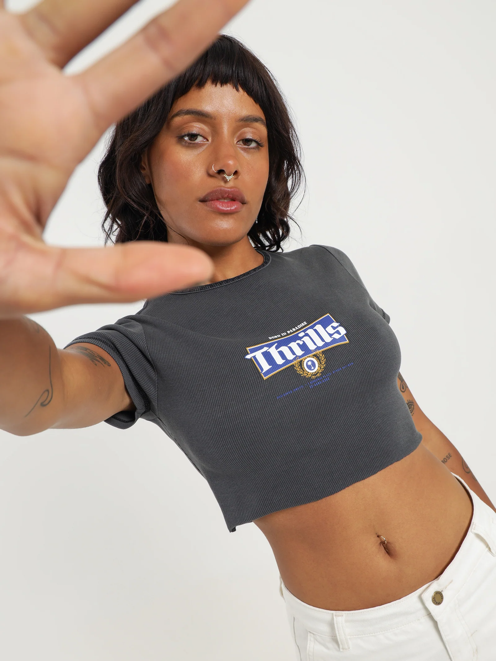 King of Thrills Baby Crop T-Shirt - Image 2