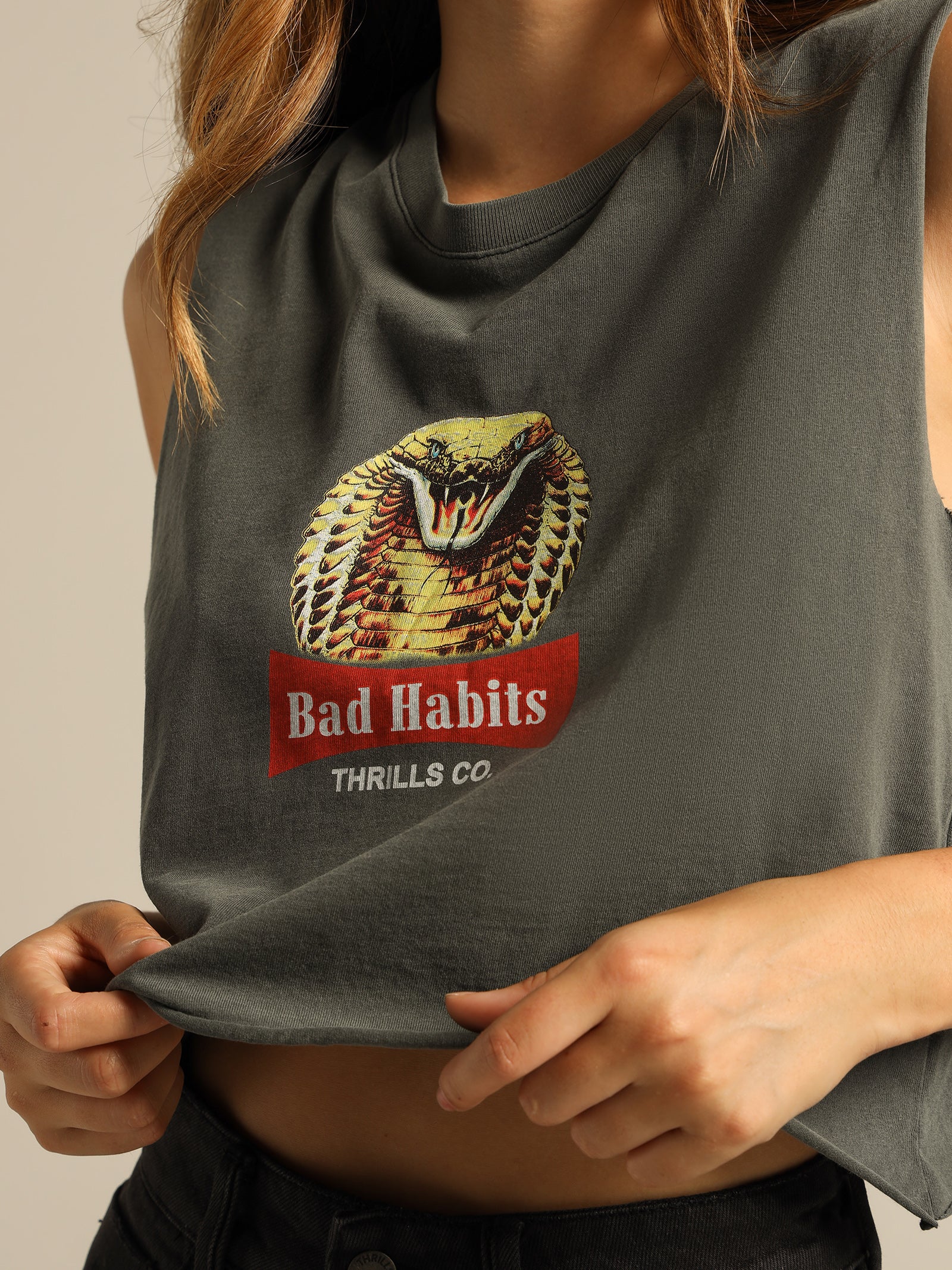 Kings Habit Cropped Muscle - Image 4