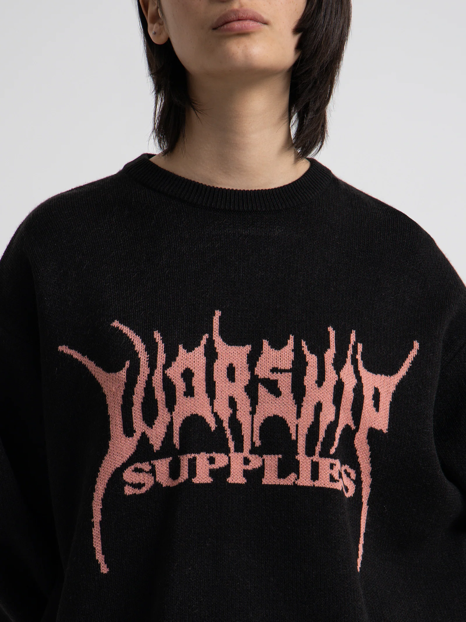 Kitty Kitty Box Fit Crew Knit - Image 3