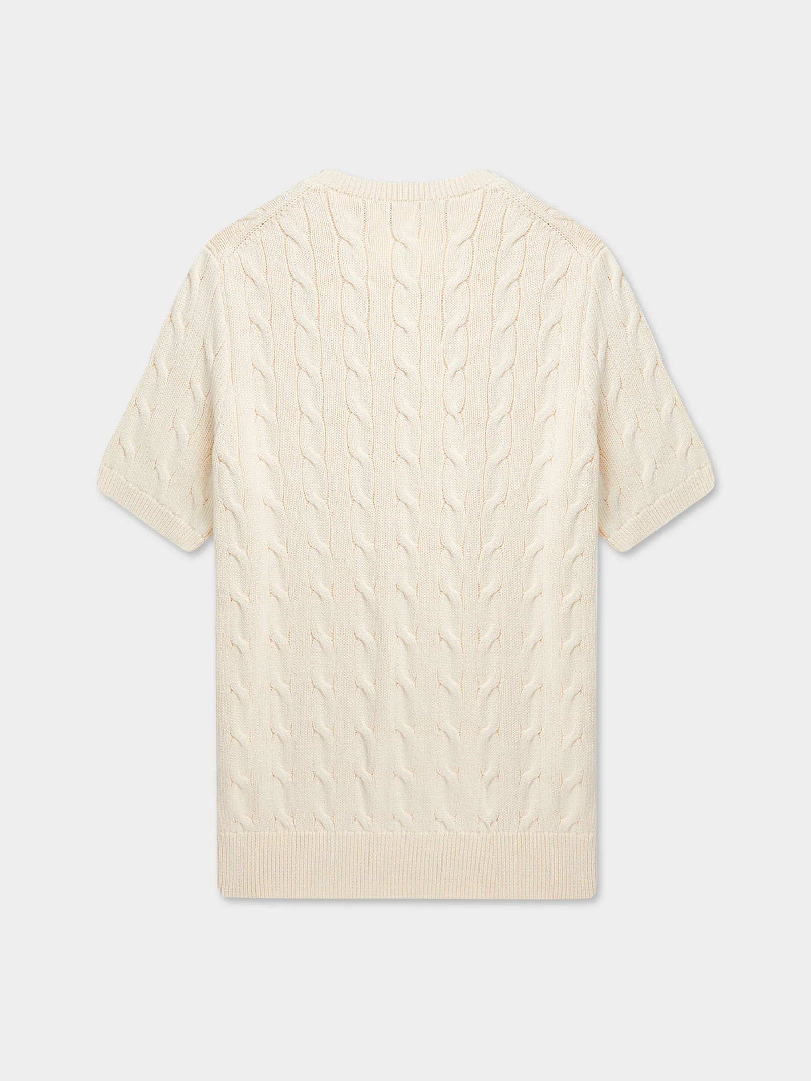 Knitted Short Sleeve Top - Image 2