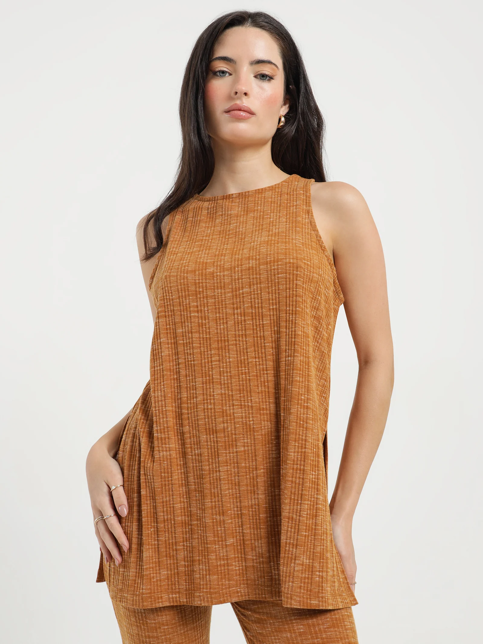 Koa Knit Split Tunic Top - Image 4