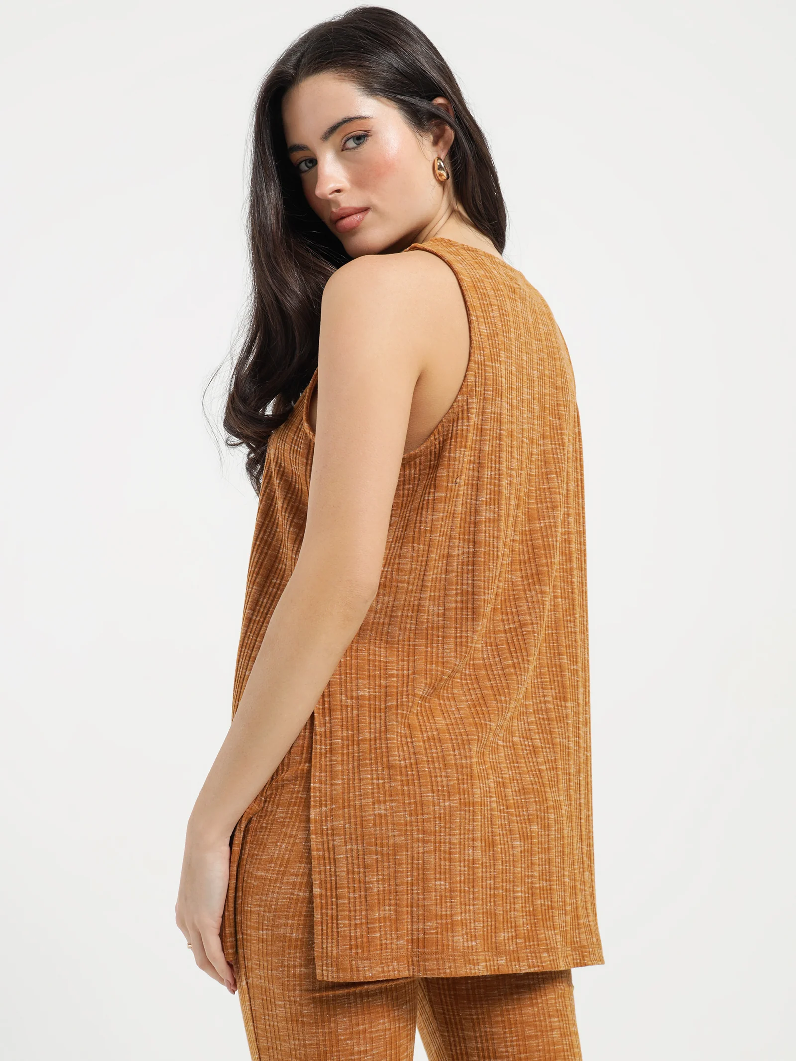 Koa Knit Split Tunic Top - Image 5