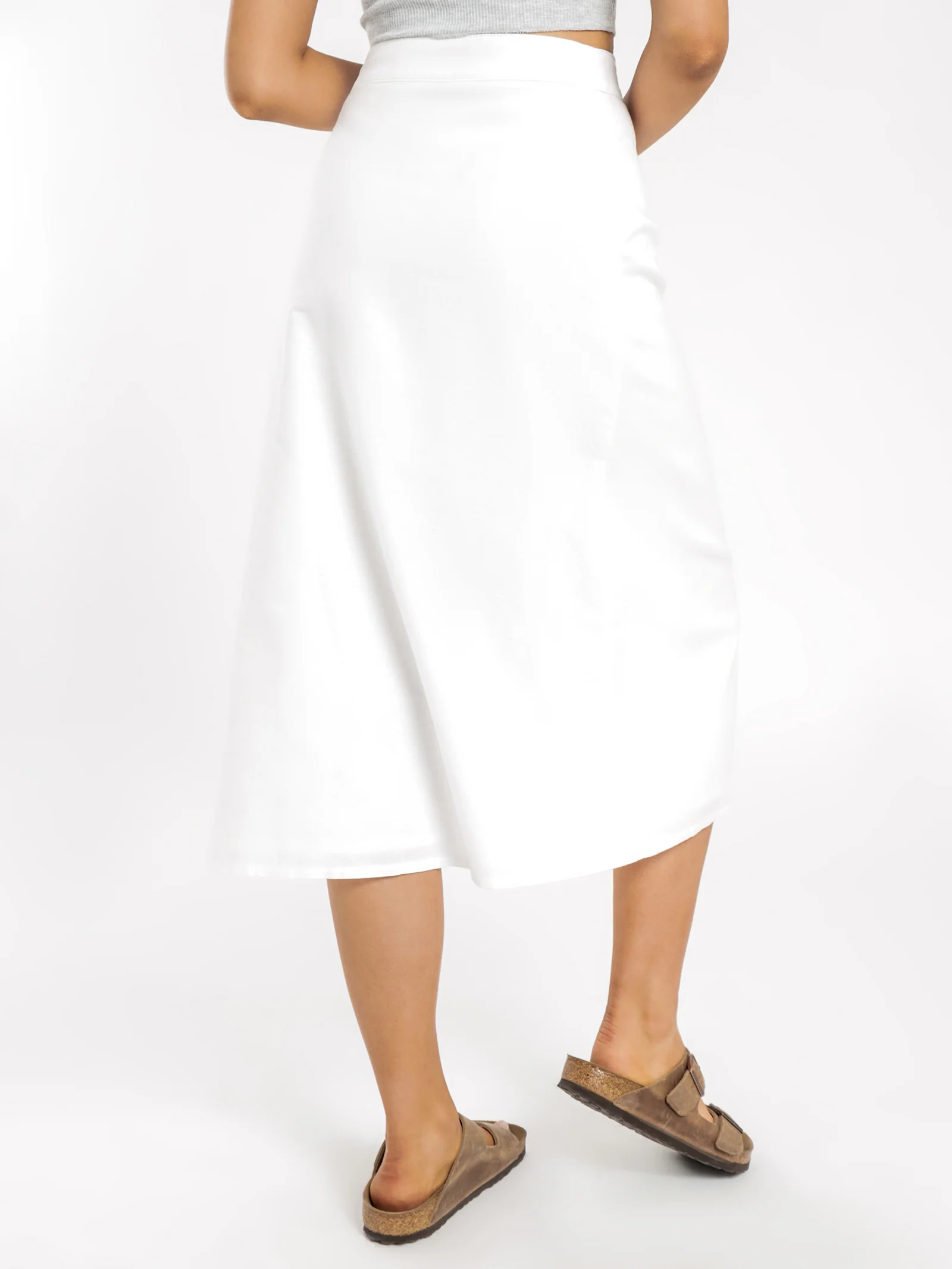 Kora Linen Midi Skirt - Image 5