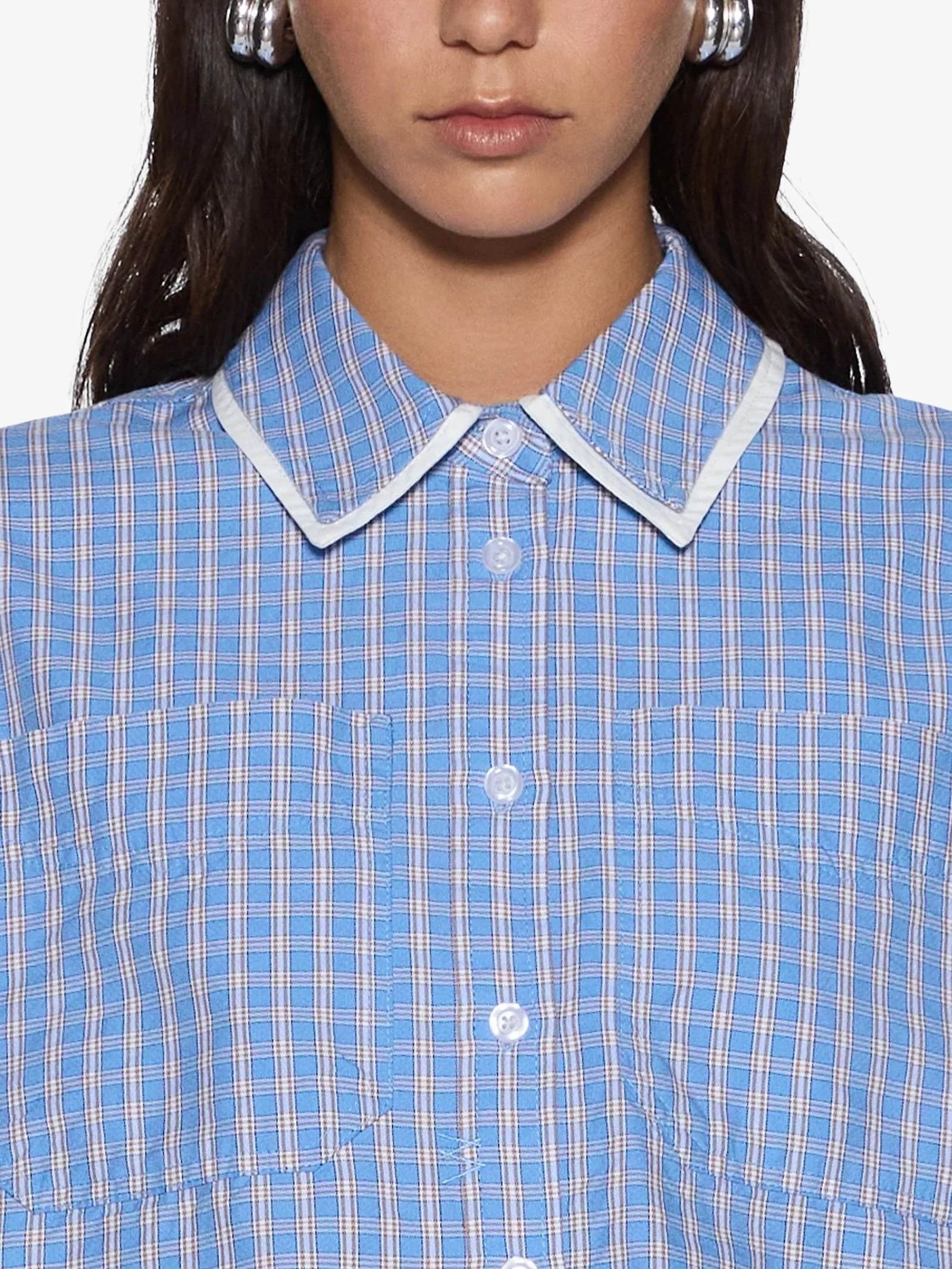 Balter Long Sleeve Shirt Blu Check - Image 3