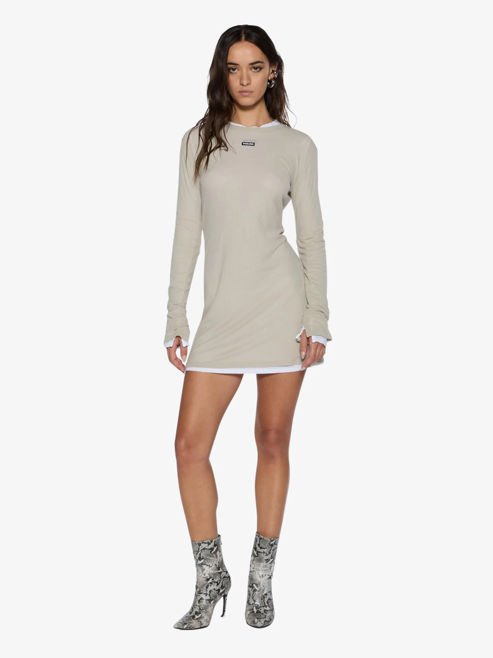 Crawford Long Sleeve Mini Dress - Image 2