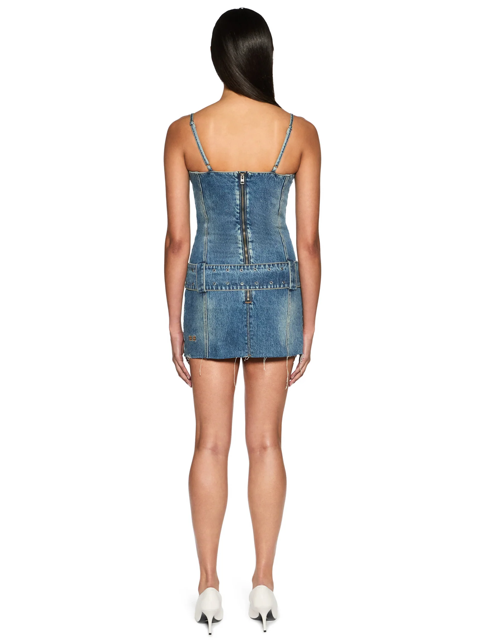 Dauphine Belted Mini Dress - Image 4