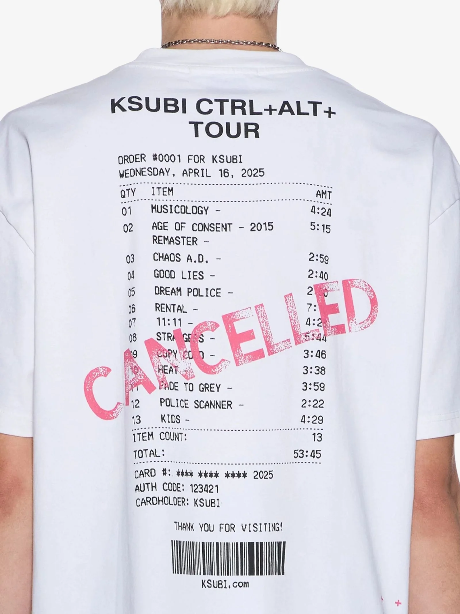 Force Quit Ss Halen Tee - Image 4