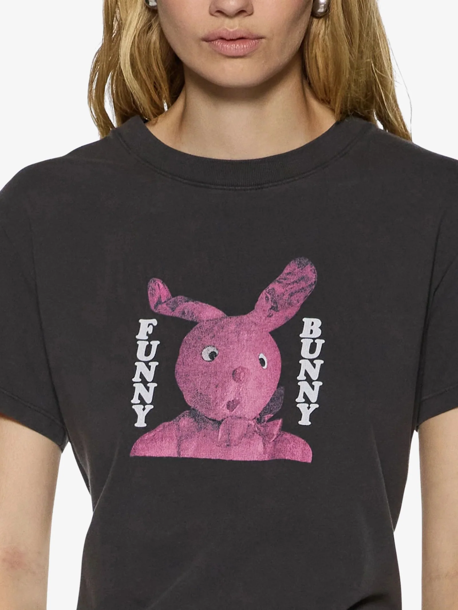 Funny Bunny Shrunken Short Sleeve Tee - Image 4