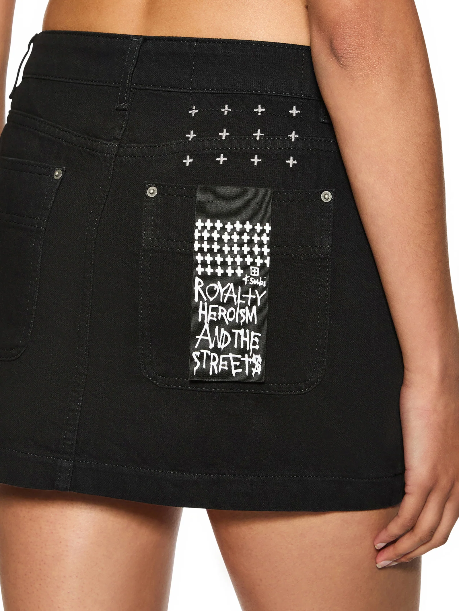 Low Rider Mini Skirt - Barnyard Black - Image 2