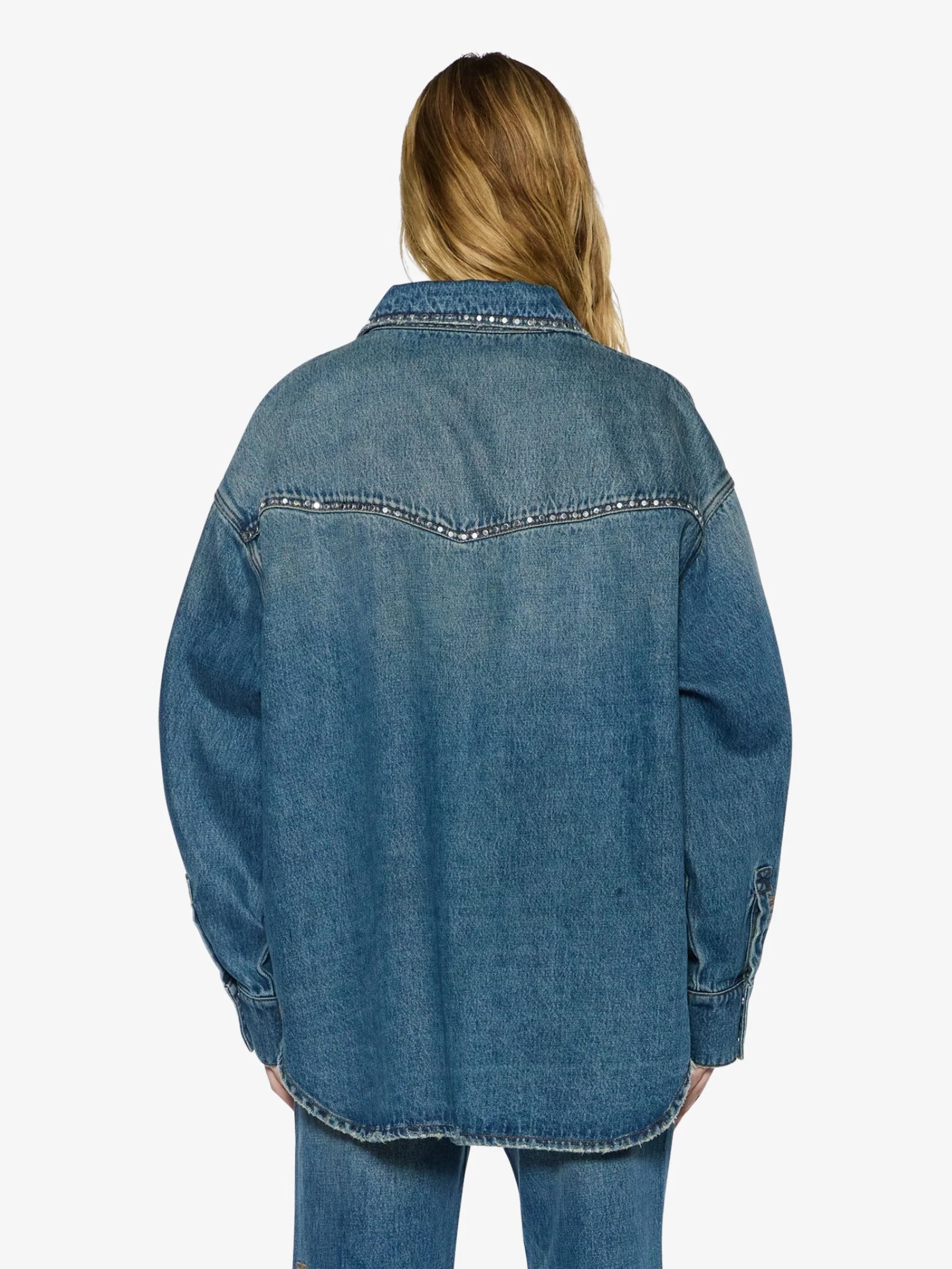 Oversized Studded Ls Shirt - Image 3