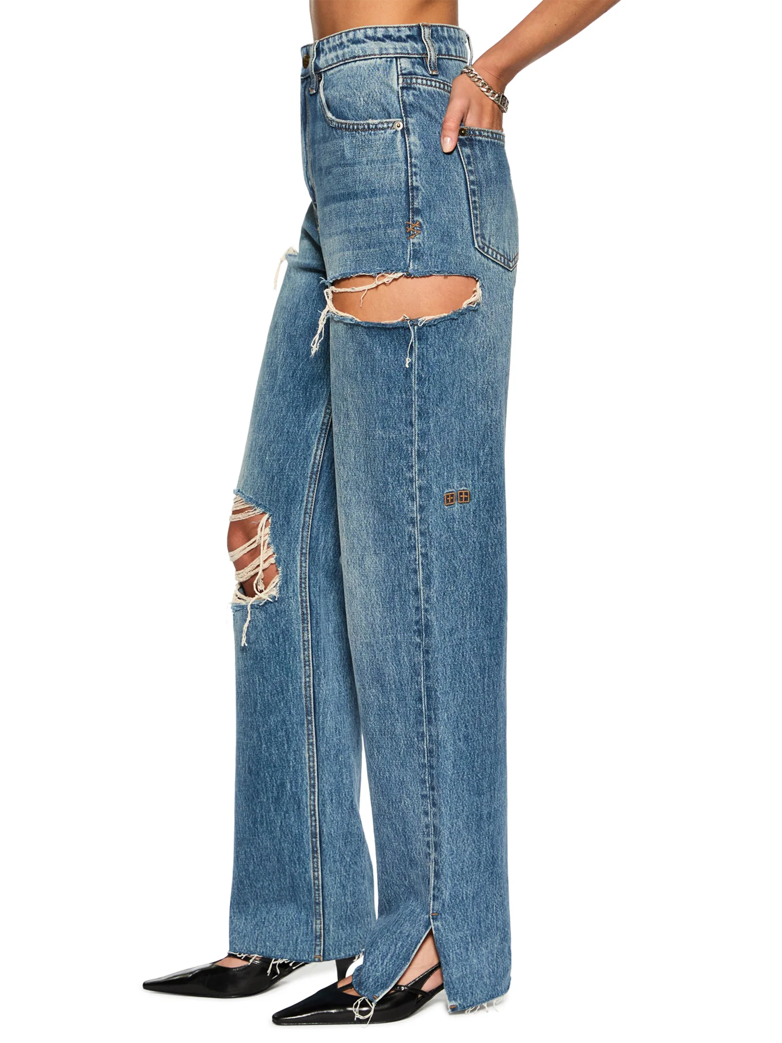 Playback Jeans Aged Kut Out - Image 4