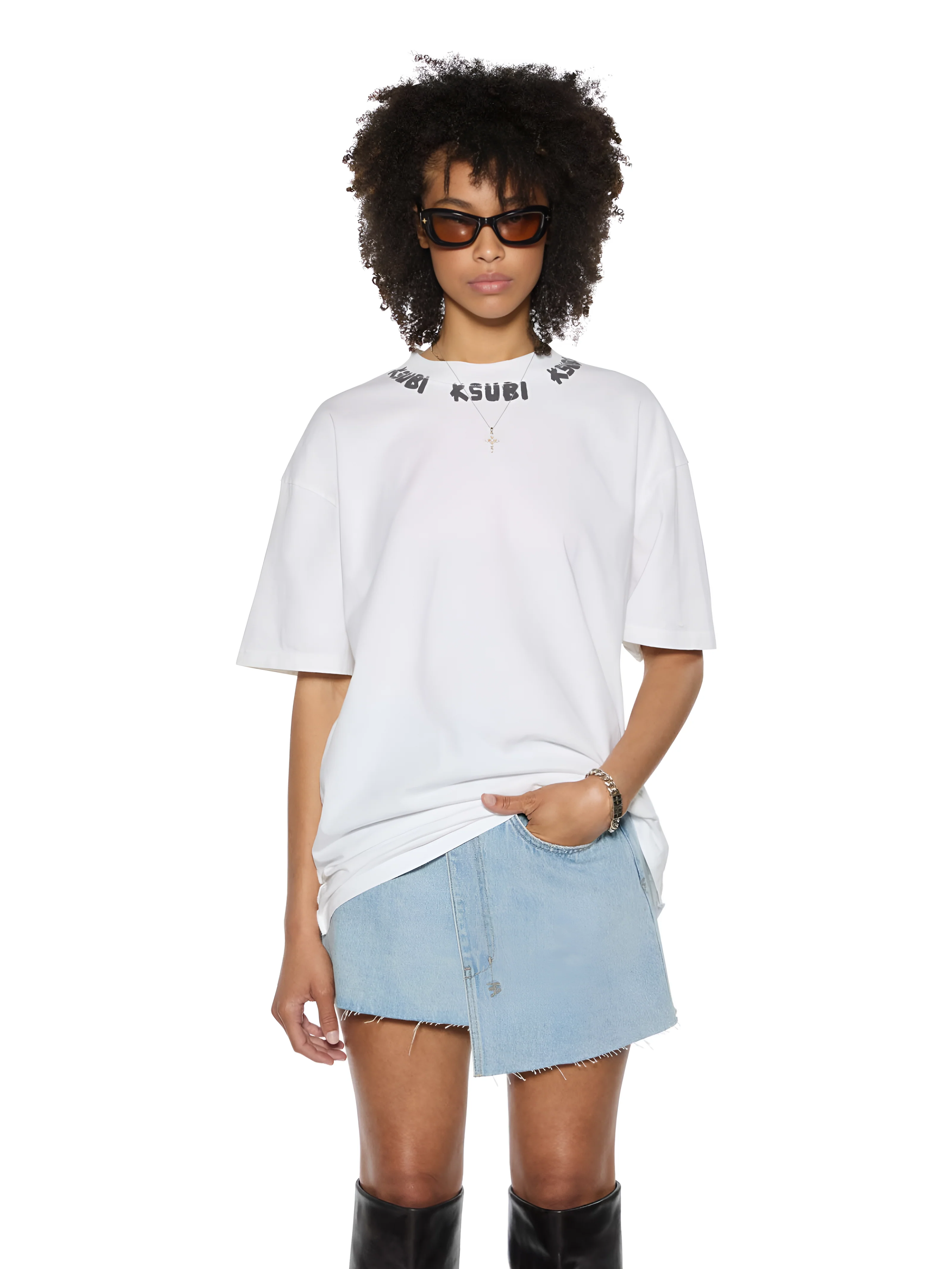Scrawl Boyfriend Tee - Image 3