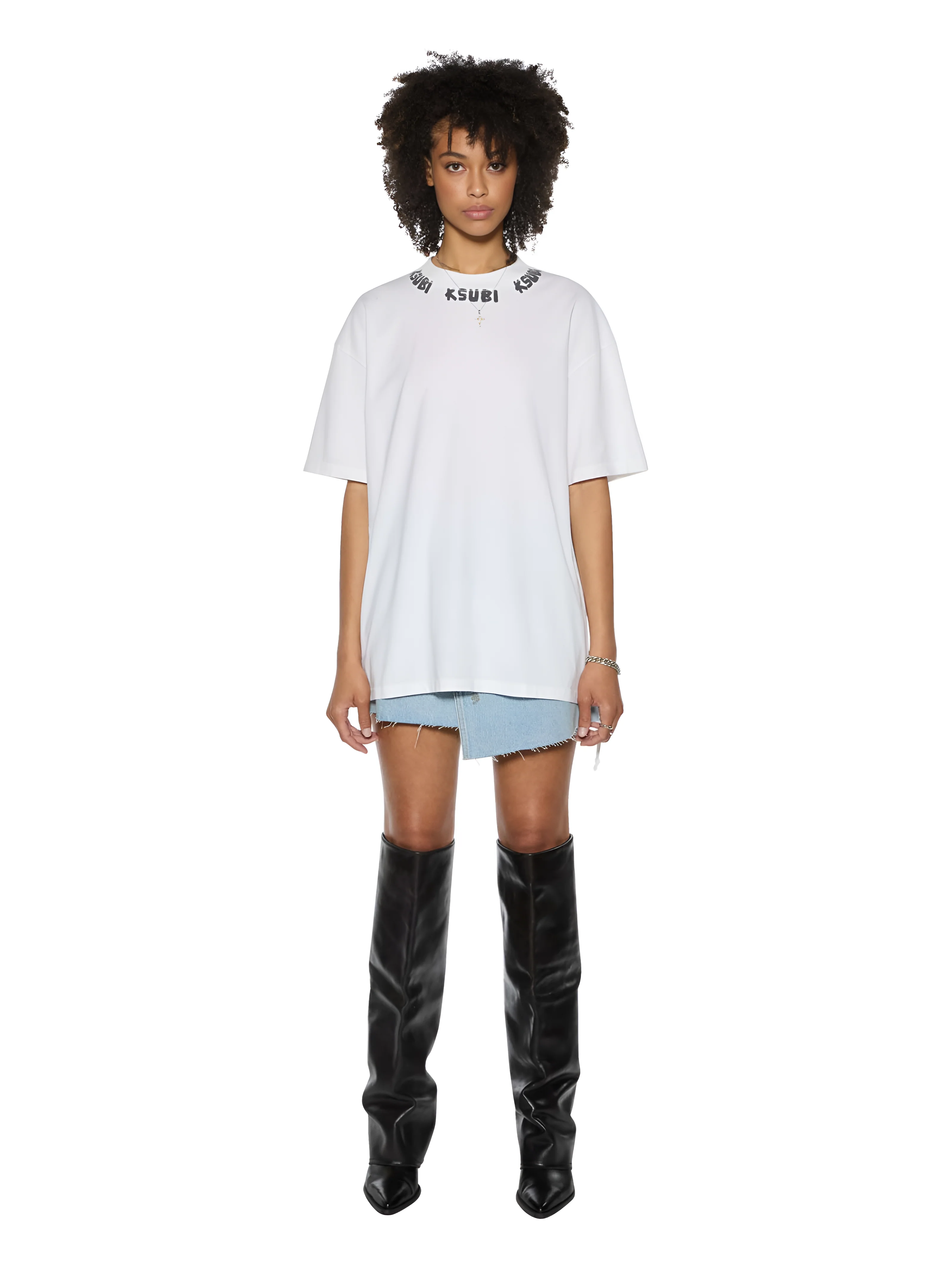 Scrawl Boyfriend Tee - Image 4