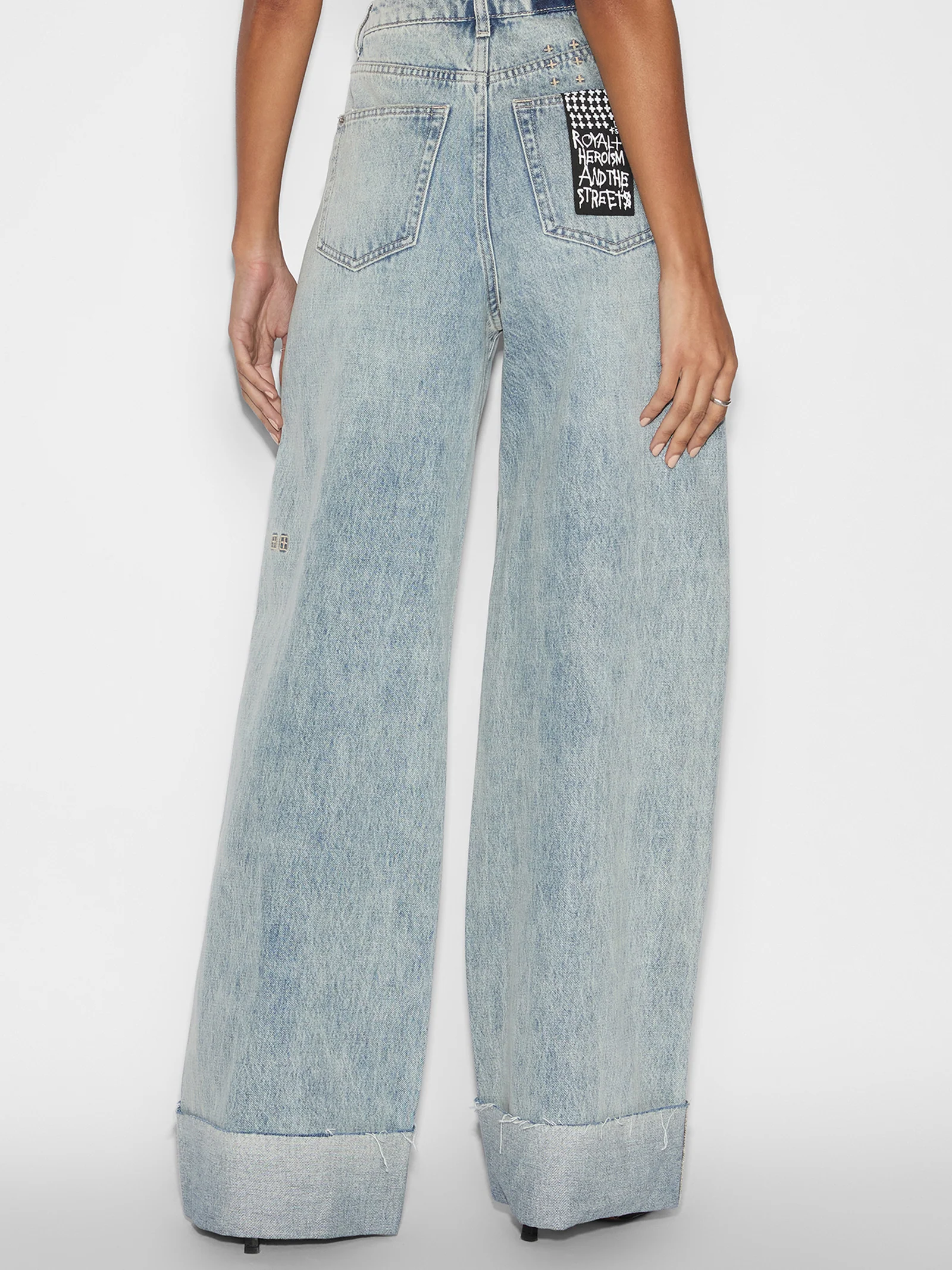 Strider Worn Cuffed Jeans - Image 2