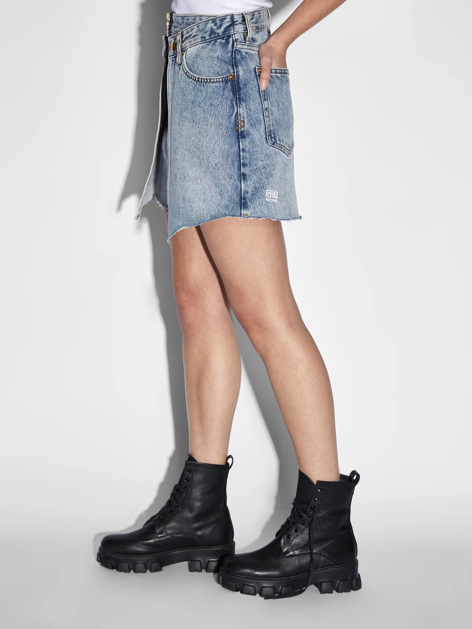Ksubi x P.E Nation Double Skirt - Image 3
