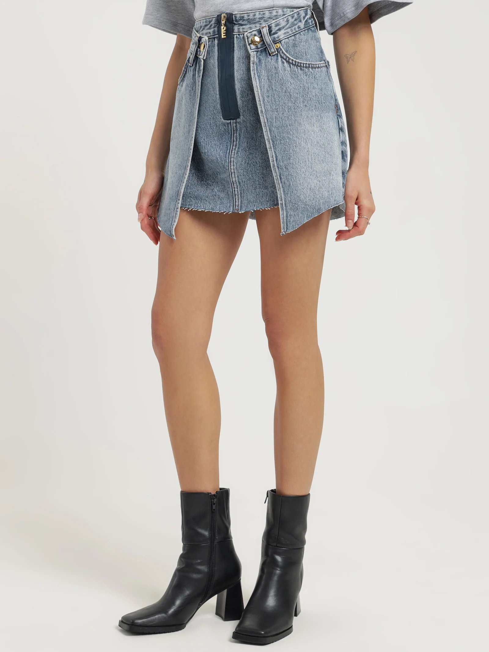Ksubi x P.E Nation Double Skirt - Image 8