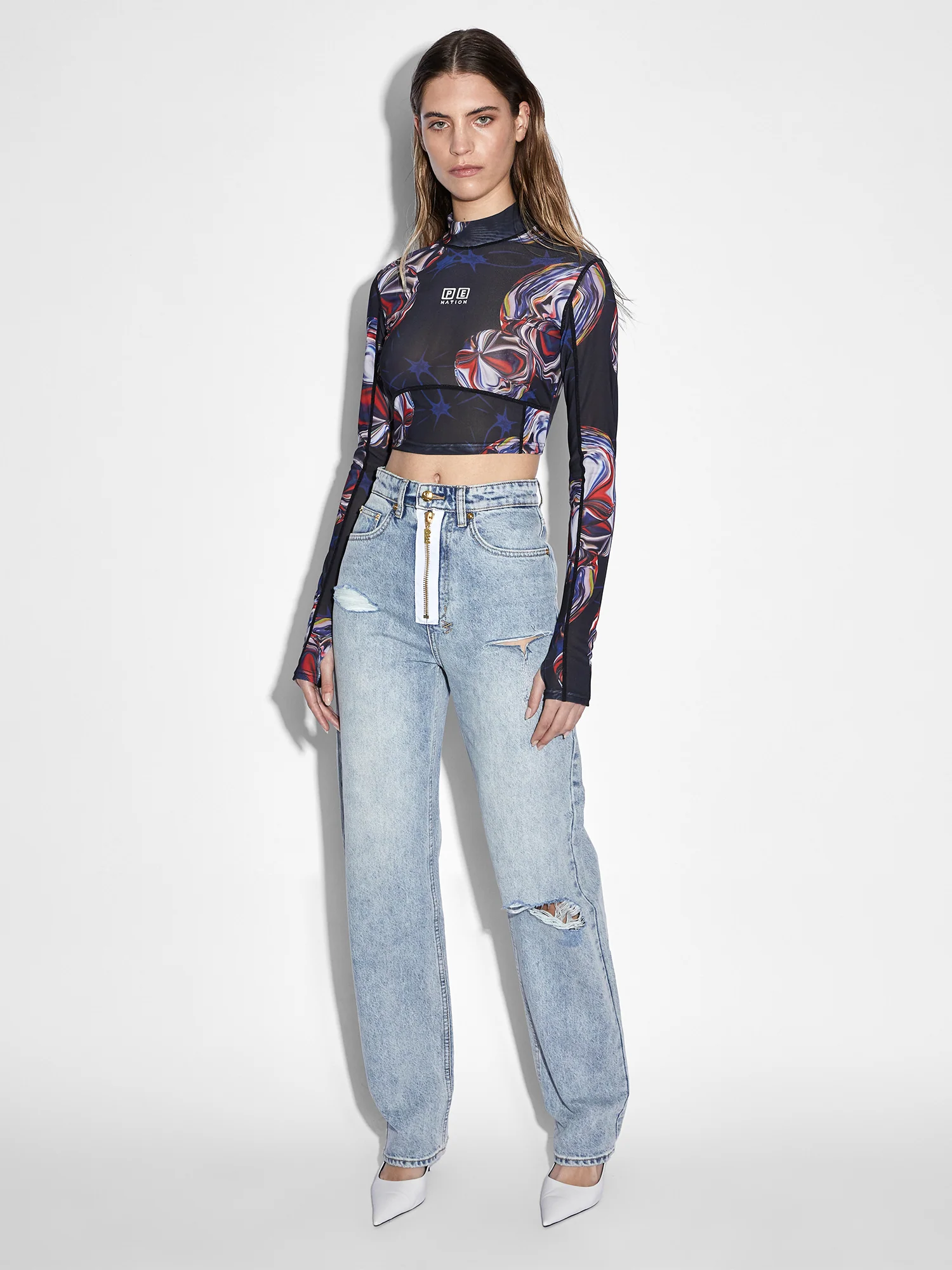 Ksubi x P.E Nation Long Sleeve Crop - Image 3