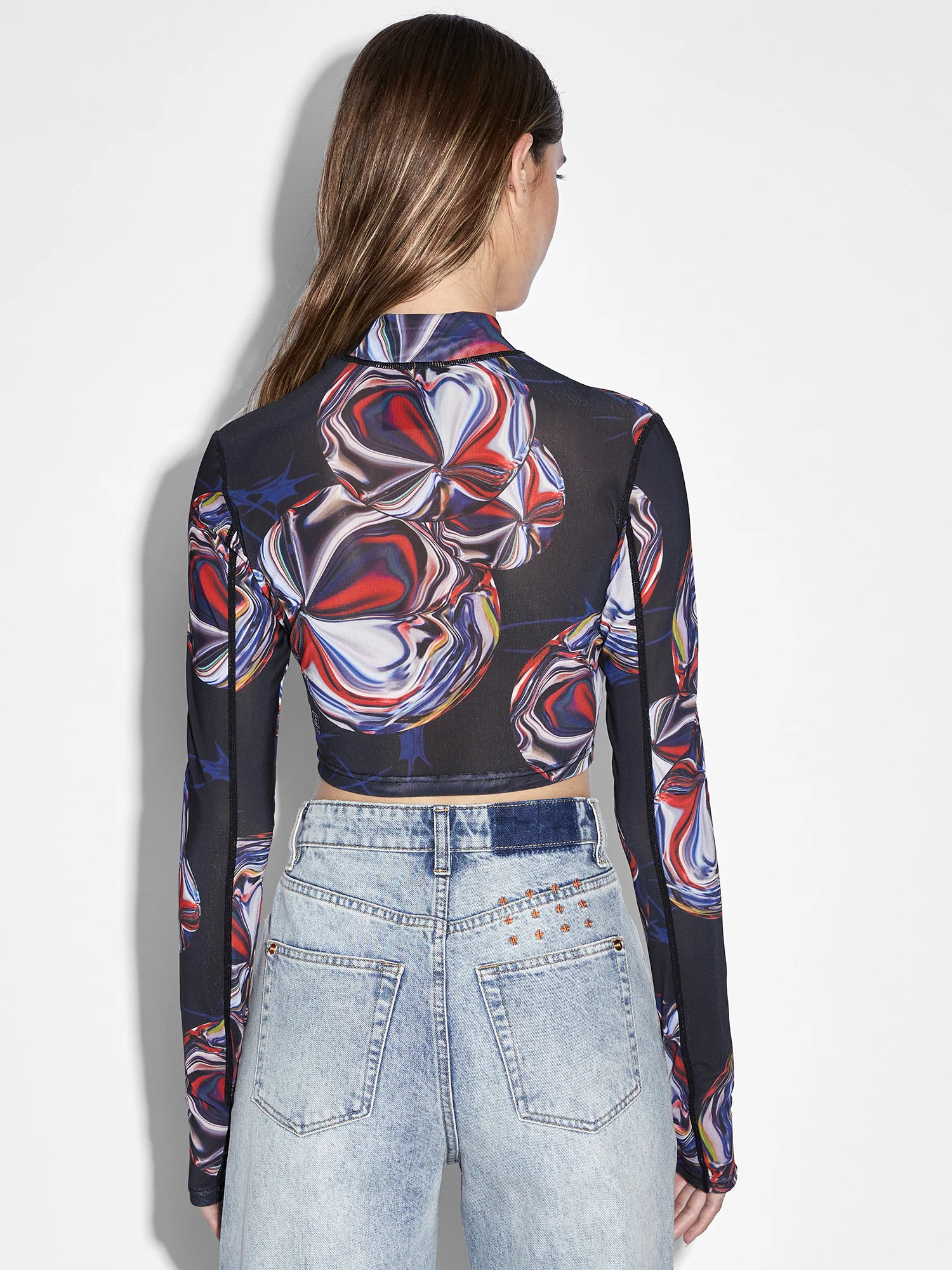 Ksubi x P.E Nation Long Sleeve Crop - Image 4