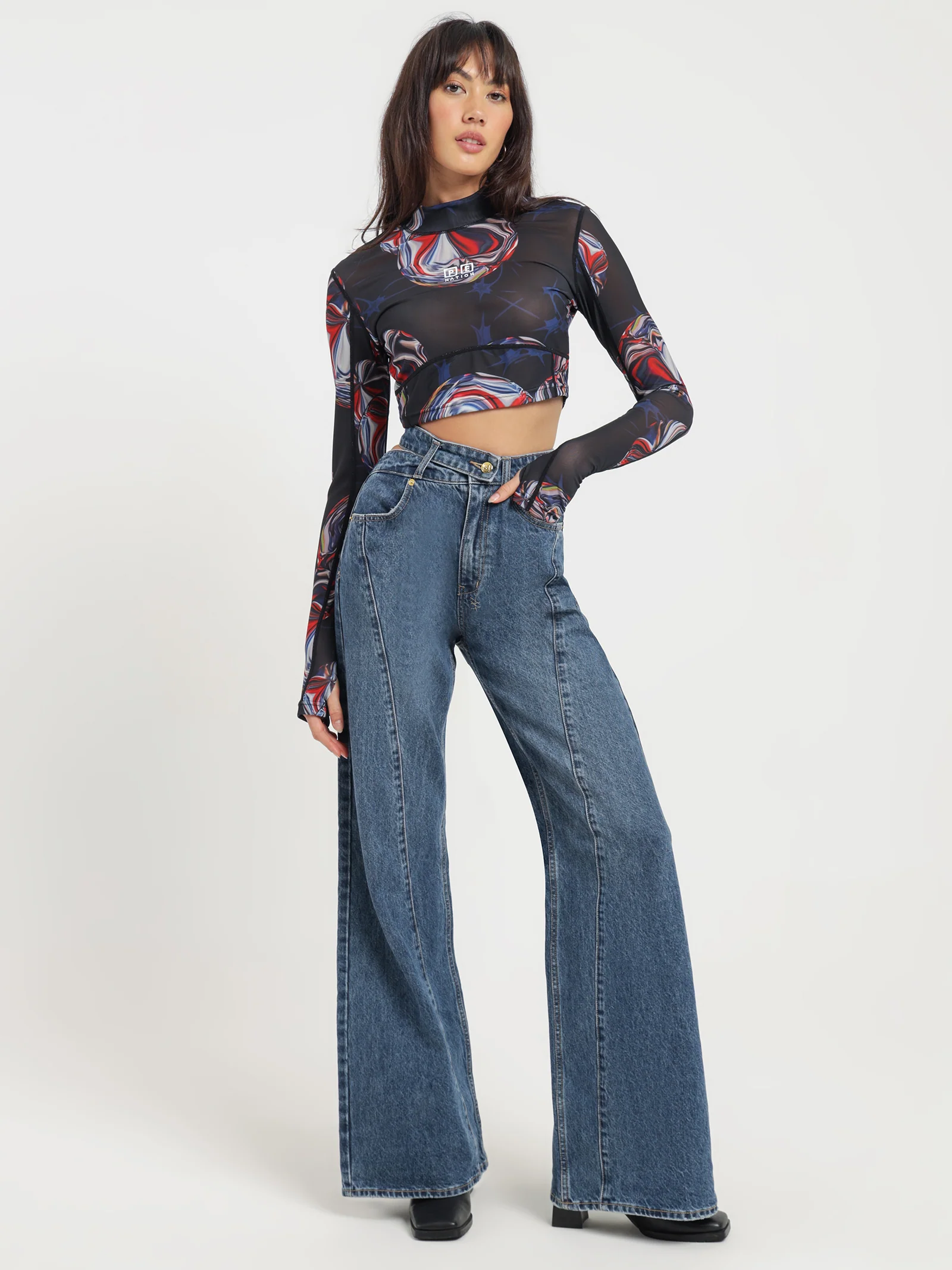 Ksubi x P.E Nation Long Sleeve Crop - Image 7