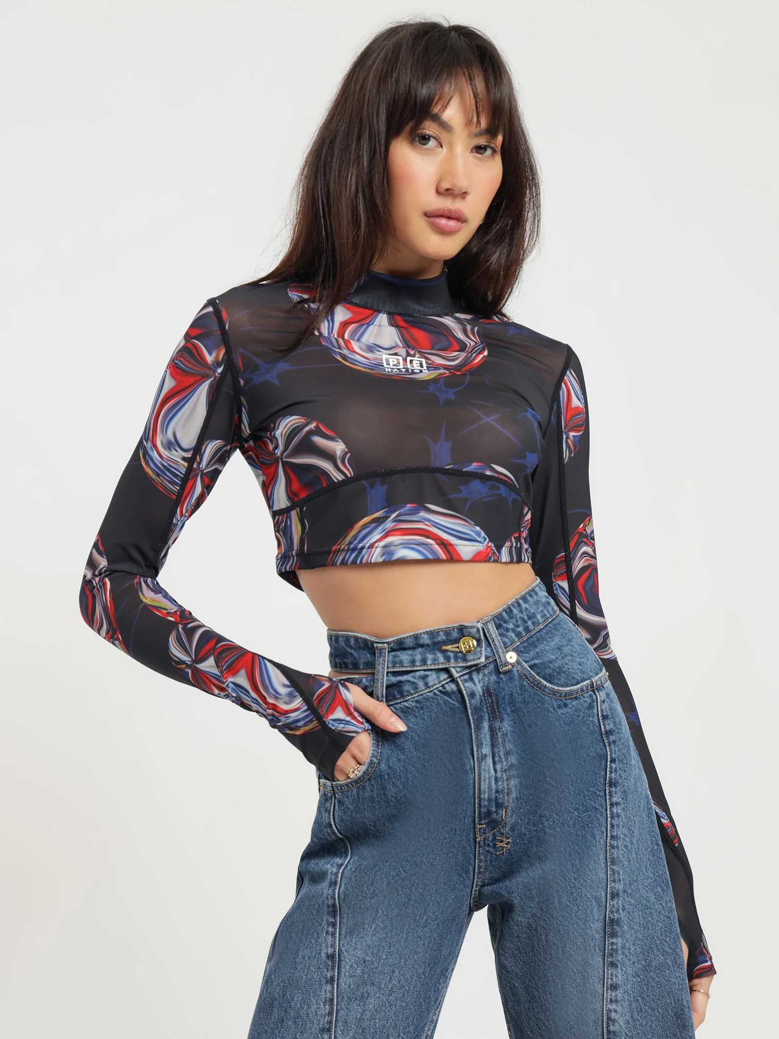 Ksubi x P.E Nation Long Sleeve Crop - Image 8