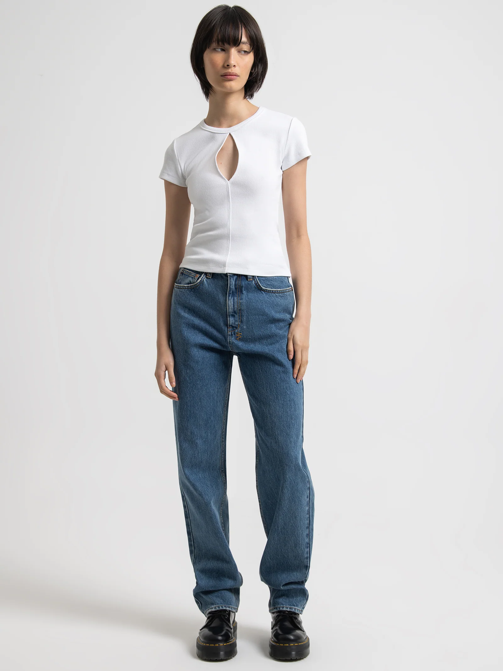 Kut Out Short Sleeve T-Shirt - Image 2