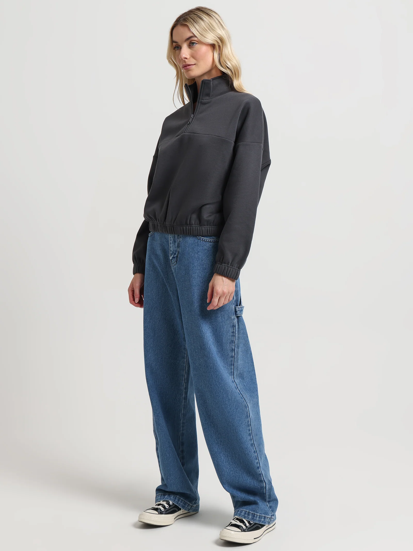 Kyra Half Zip Sweat - Image 4