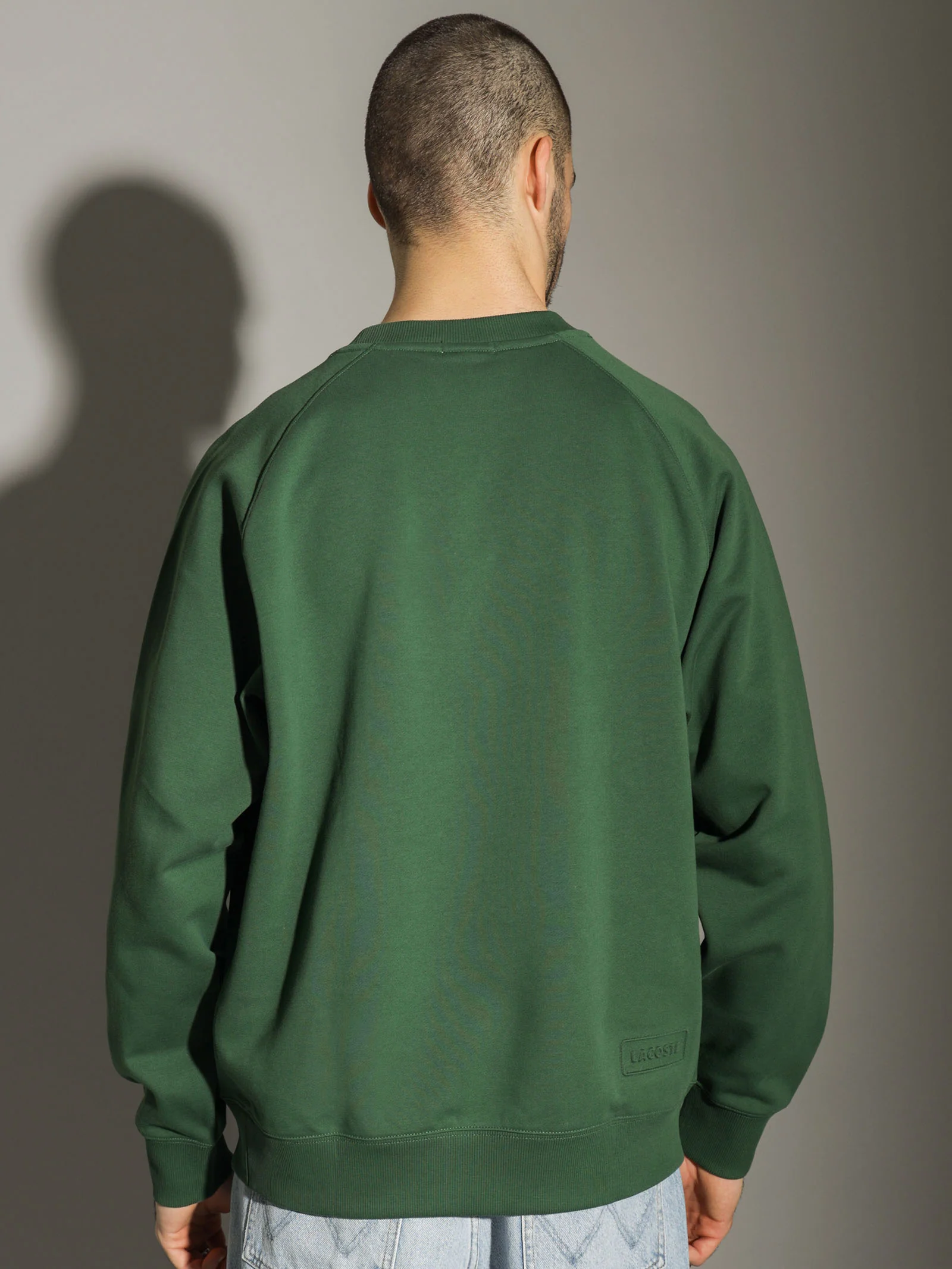 L!VE Loose Cotton Fleece Crew - Image 6