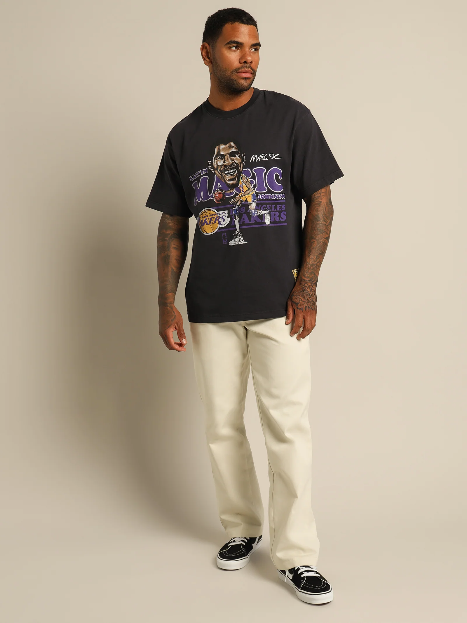 LA Lakers Magic Johnson T-Shirt - Image 4