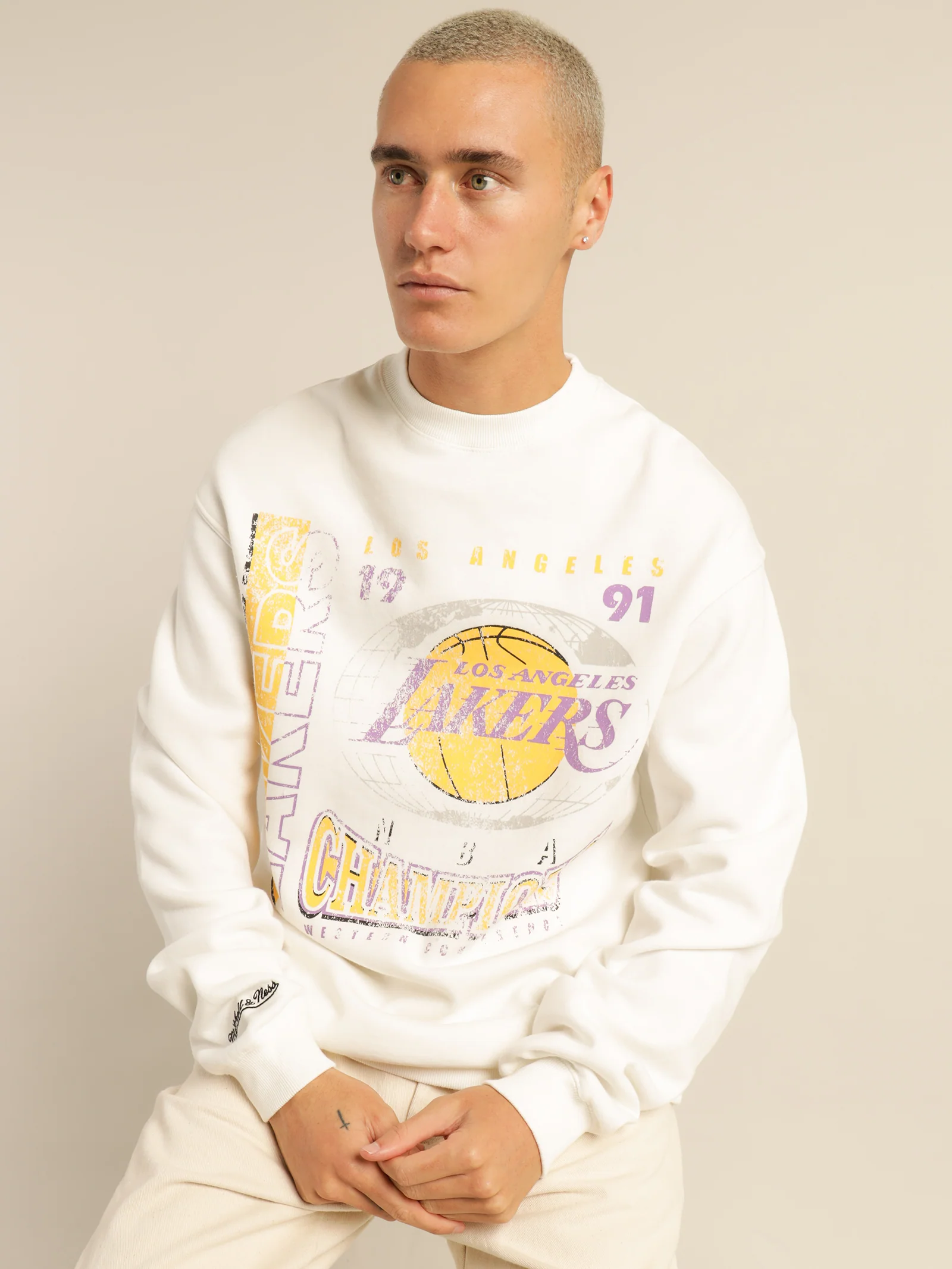 LA Lakers Road to Victory Crew Sweater - Image 3
