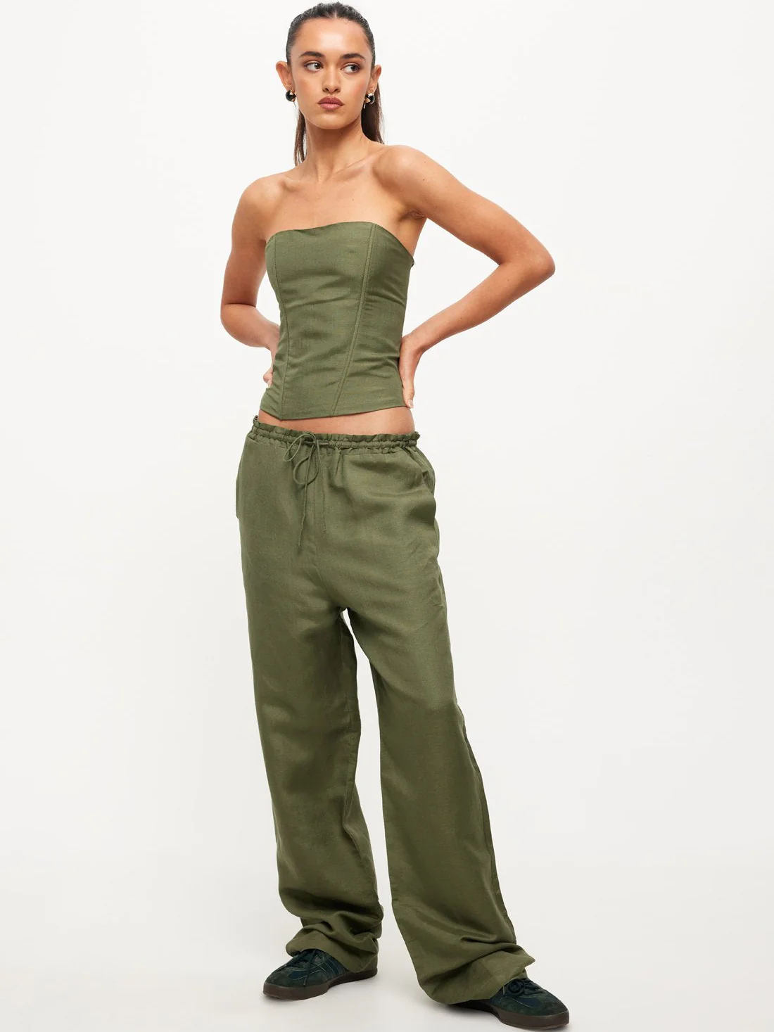 La Palma Low-Rise Baggy Pants - Image 3