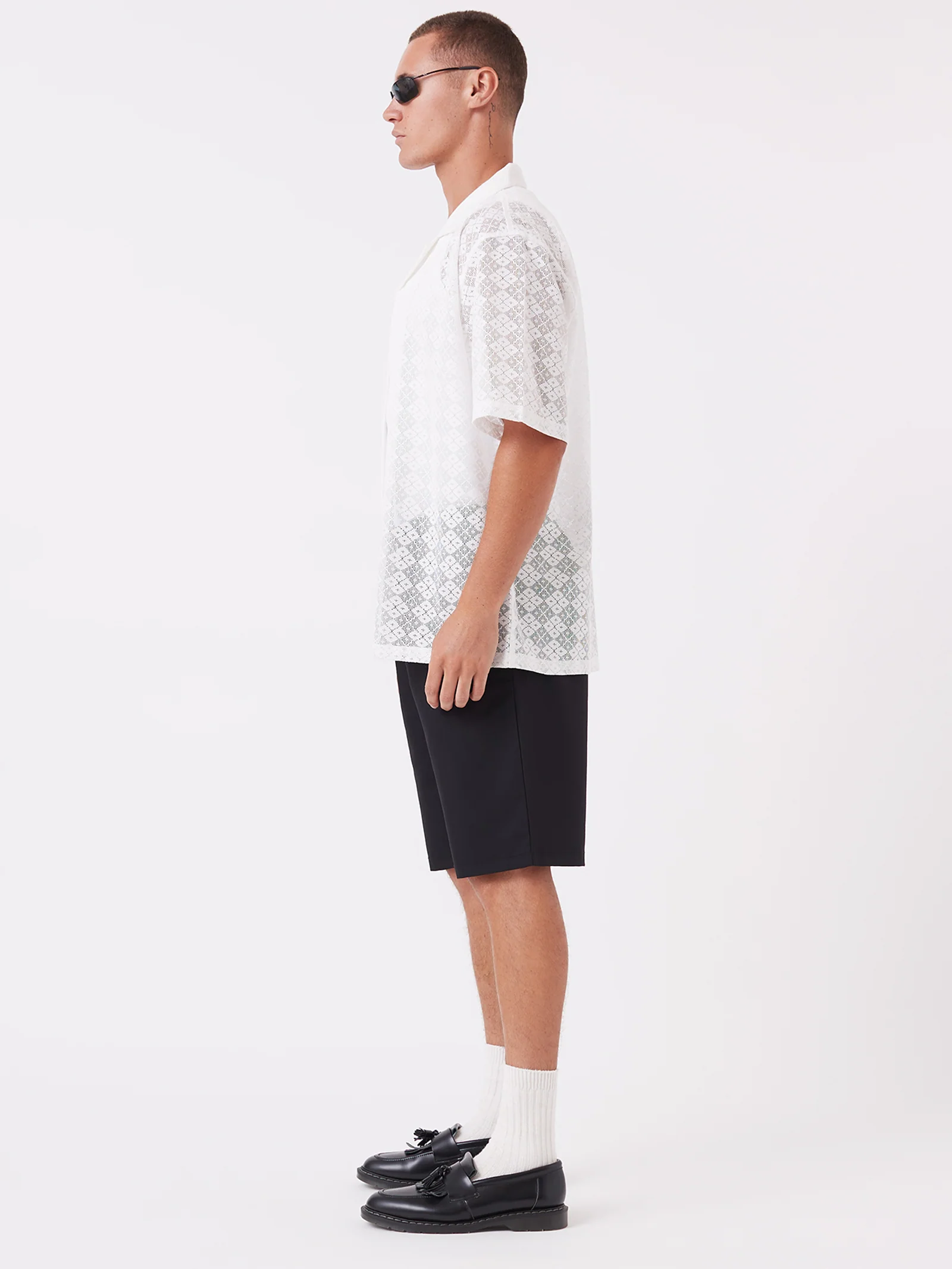 Lace Short sleeve Holiday Shirt - Image 6
