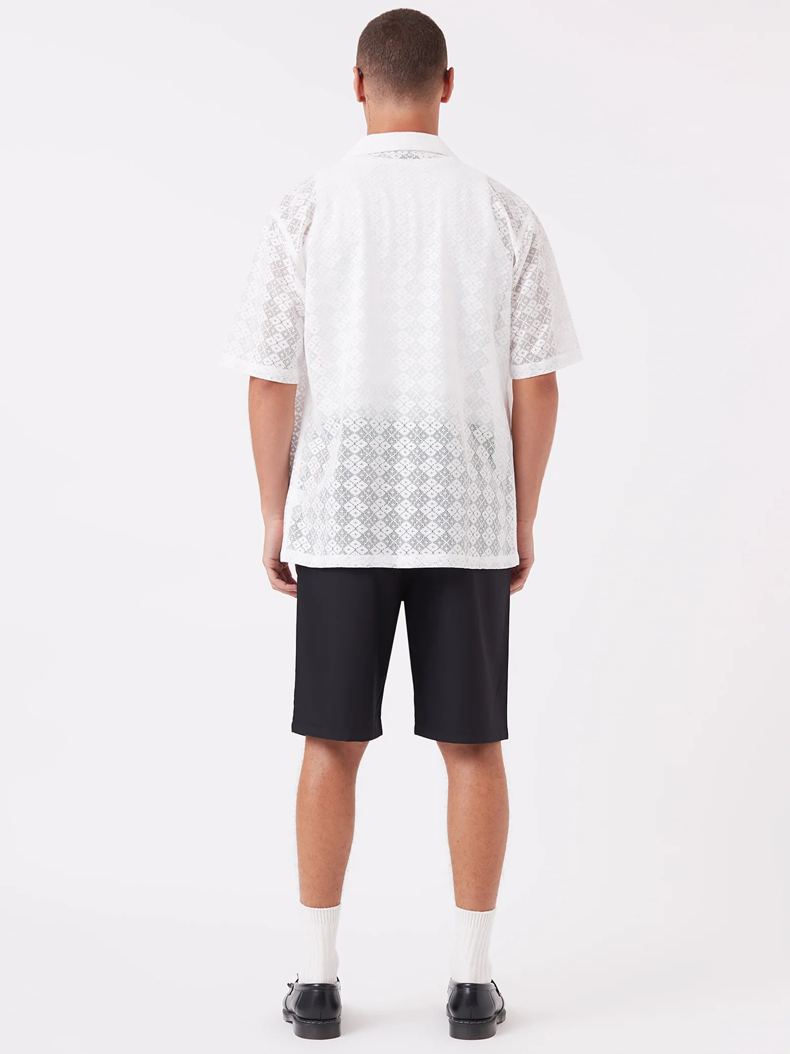 Lace Short sleeve Holiday Shirt - Image 7