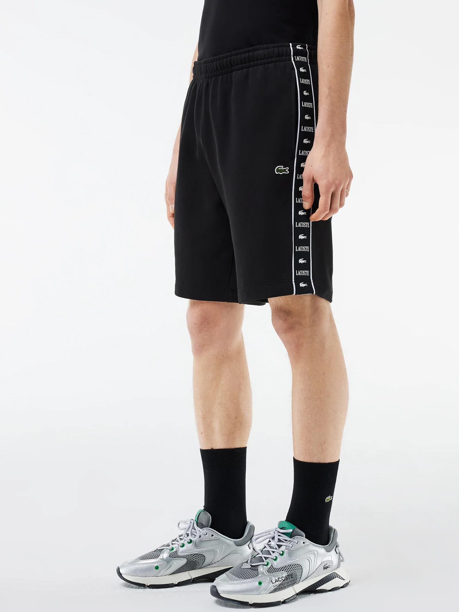Tape Brushed Fleece Shorts - Image 5