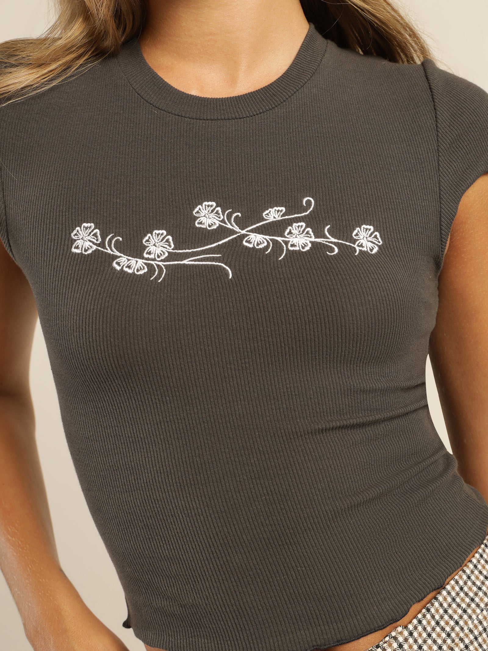 Lara Embroidered T-Shirt - Image 6