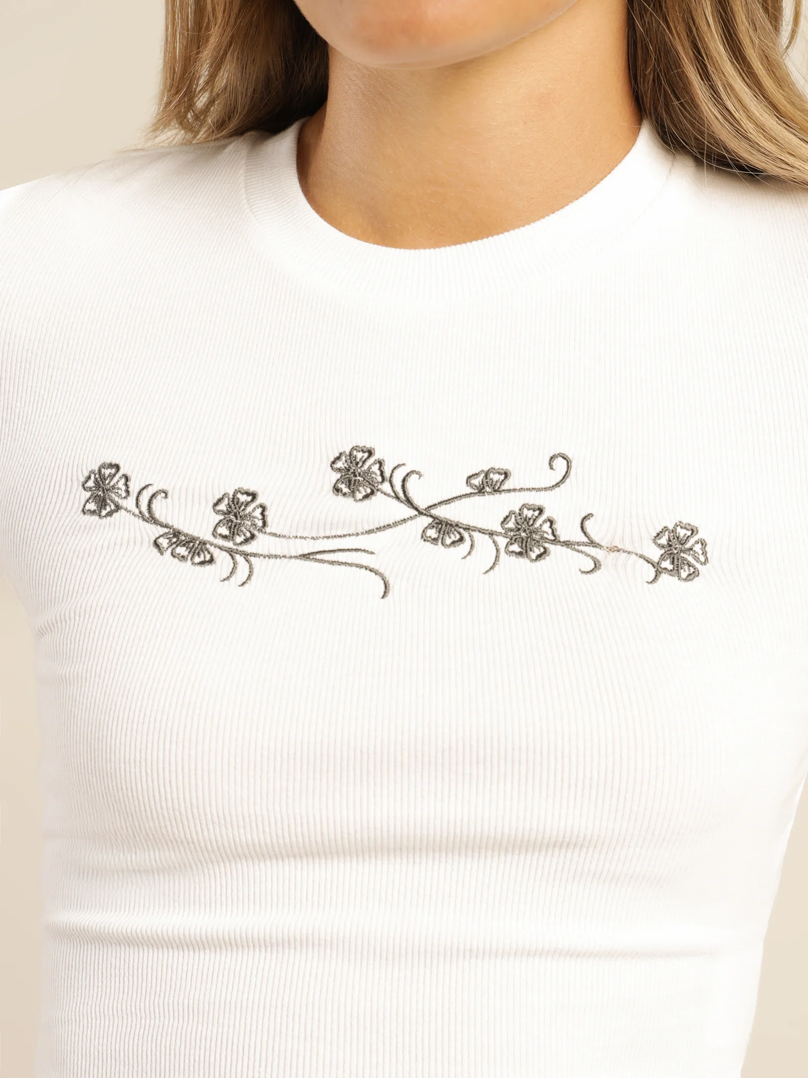 Lara Embroidered T-Shirt - Image 5